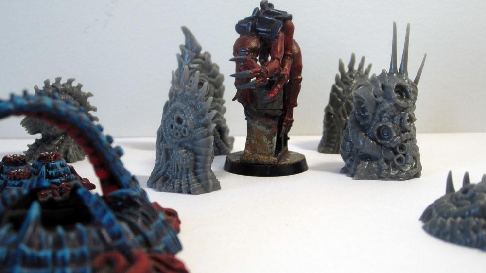 Computer, Console, Doors, Plastic, Sedition Wars, Sentry Gun, Space Hulk, Terrain