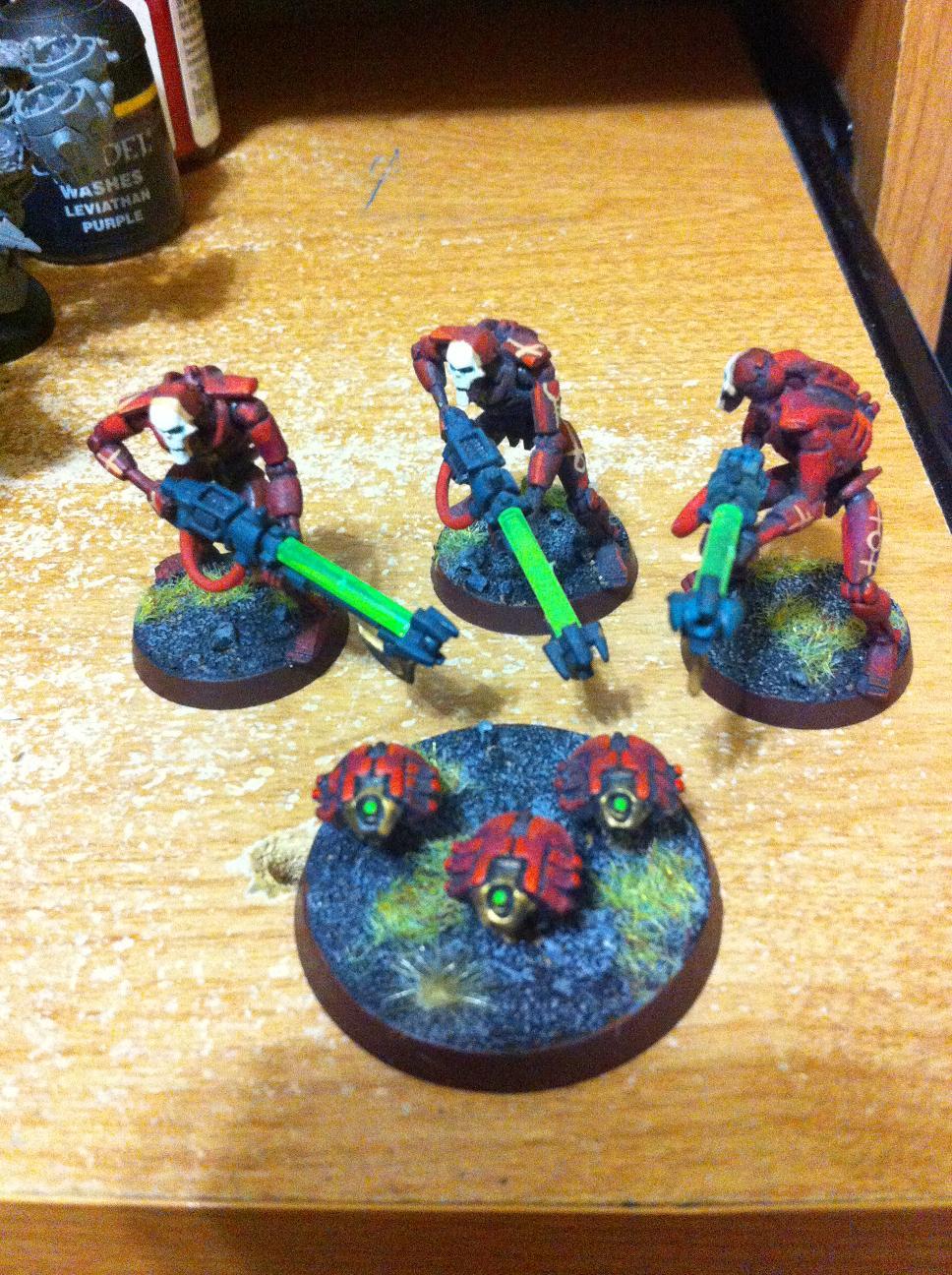 Necrons, Warriors and Scarabs