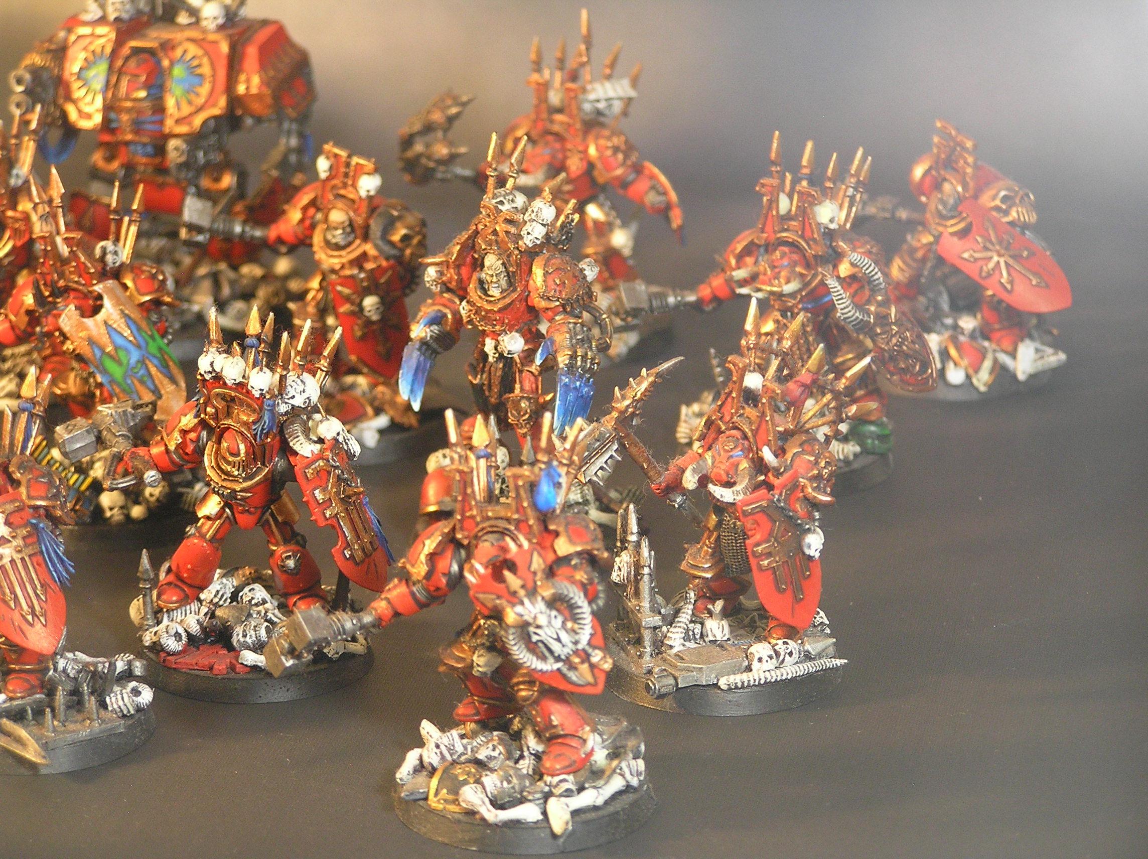 Chaos Space Marines, Chaos Terminators, Deathwing, Khorne Berserkers, Terminator Armor, World Eaters