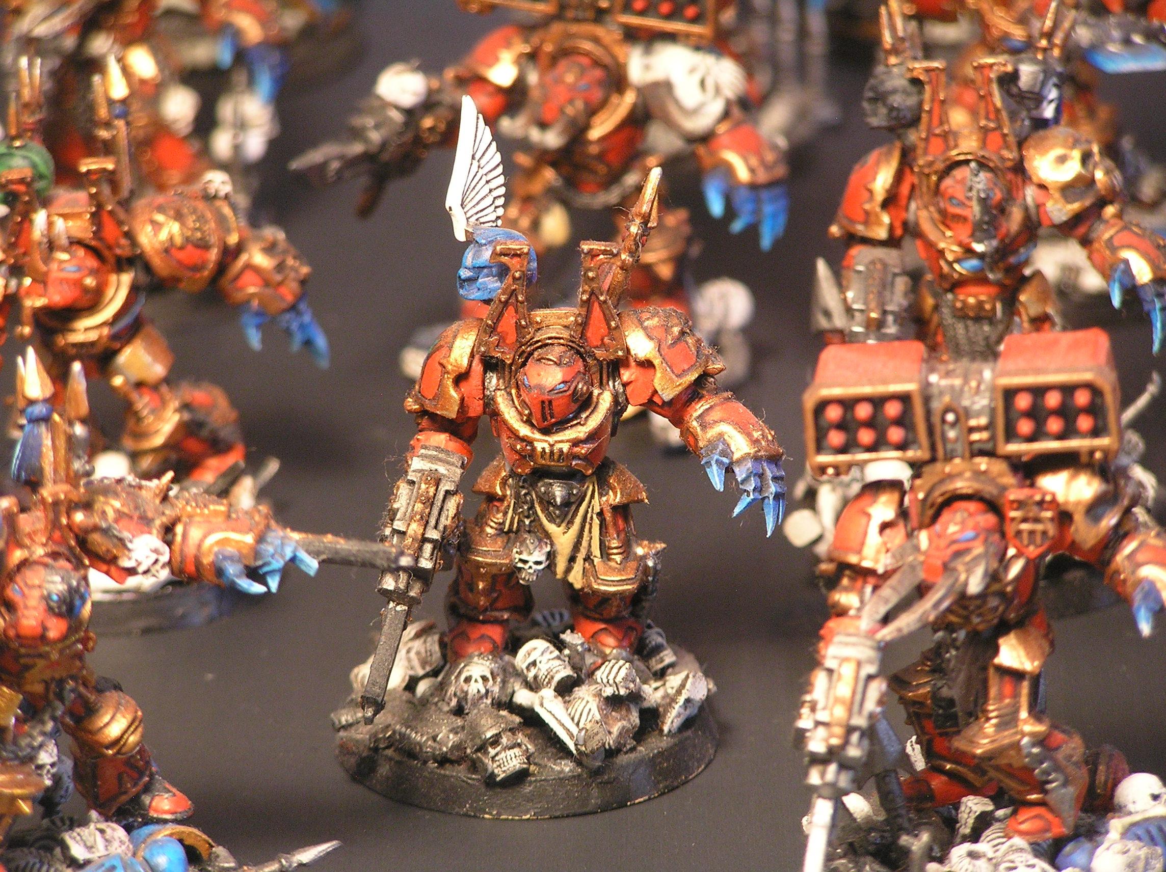 Chaos Space Marines, Chaos Terminators, Deathwing, Khorne Berserkers, Terminator Armor, World Eaters