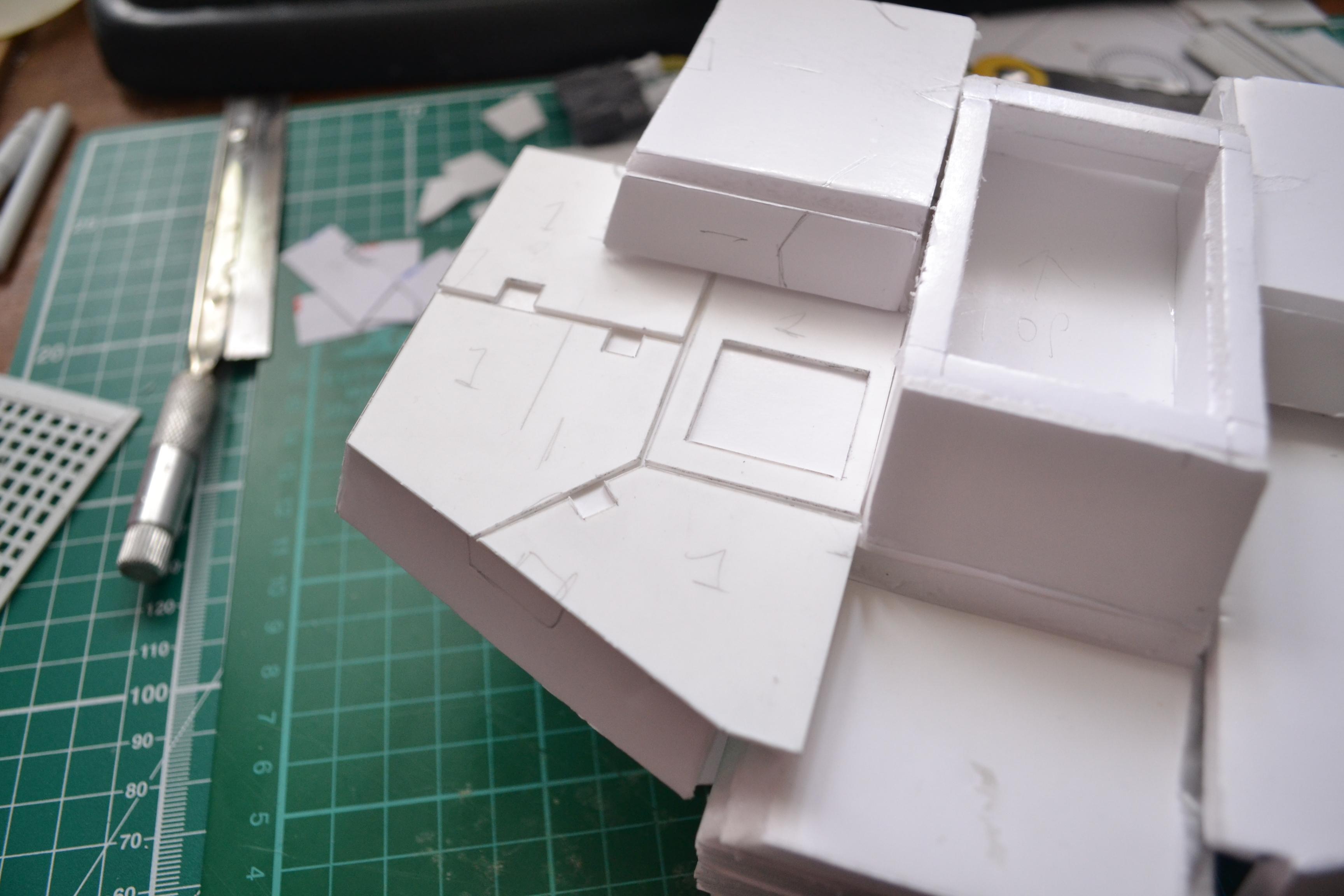 Hand Made, Imperial Guard, Lucius Pattern, Plasticard, Scratch Build, Titan, Warhammer 40,000, Warhammer Fantasy, Warhound