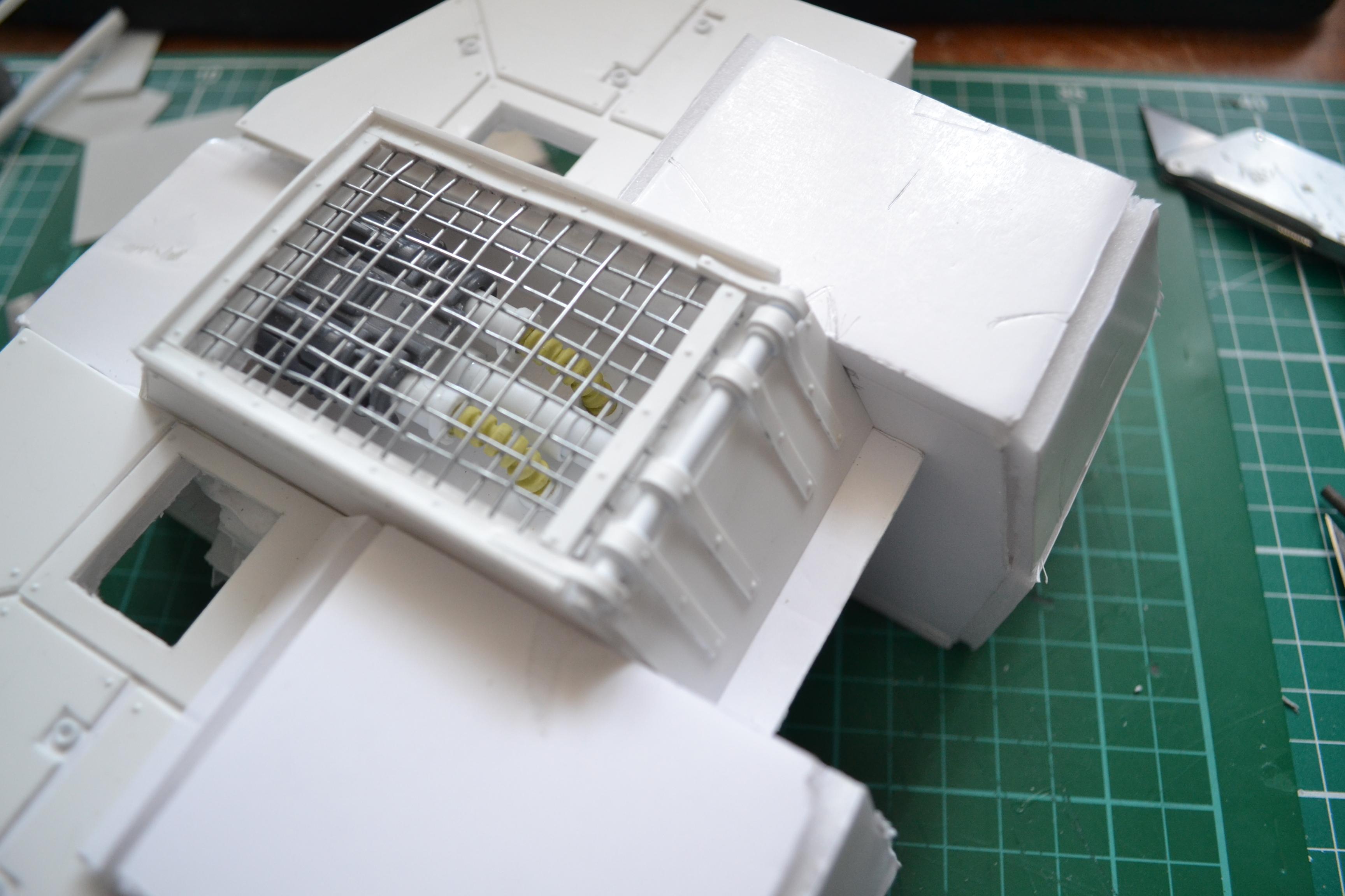 Hand Made, Imperial Guard, Lucius Pattern, Plasticard, Scratch Build, Titan, Warhammer 40,000, Warhammer Fantasy, Warhound