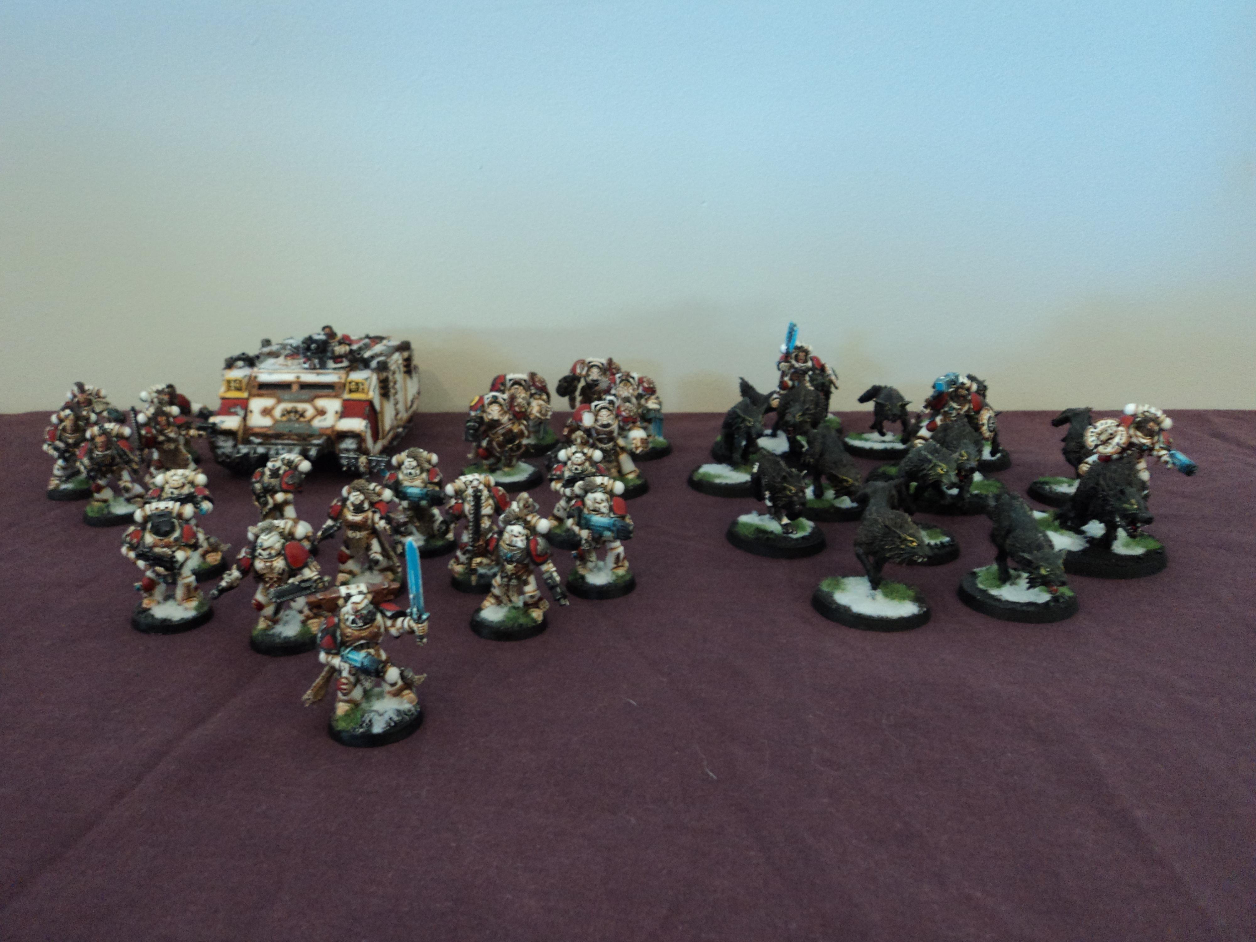 The whole army