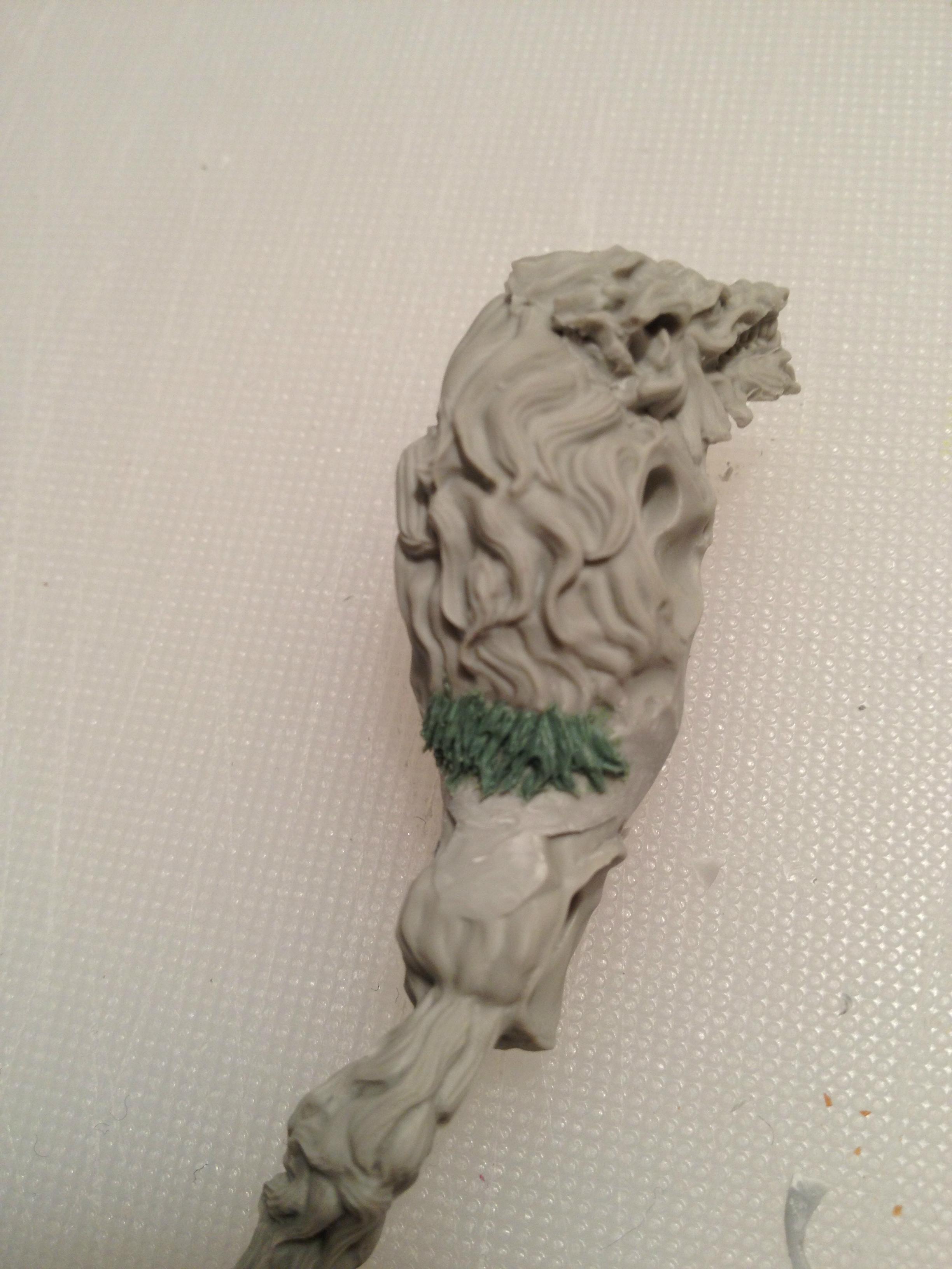 Some sculpting on the back