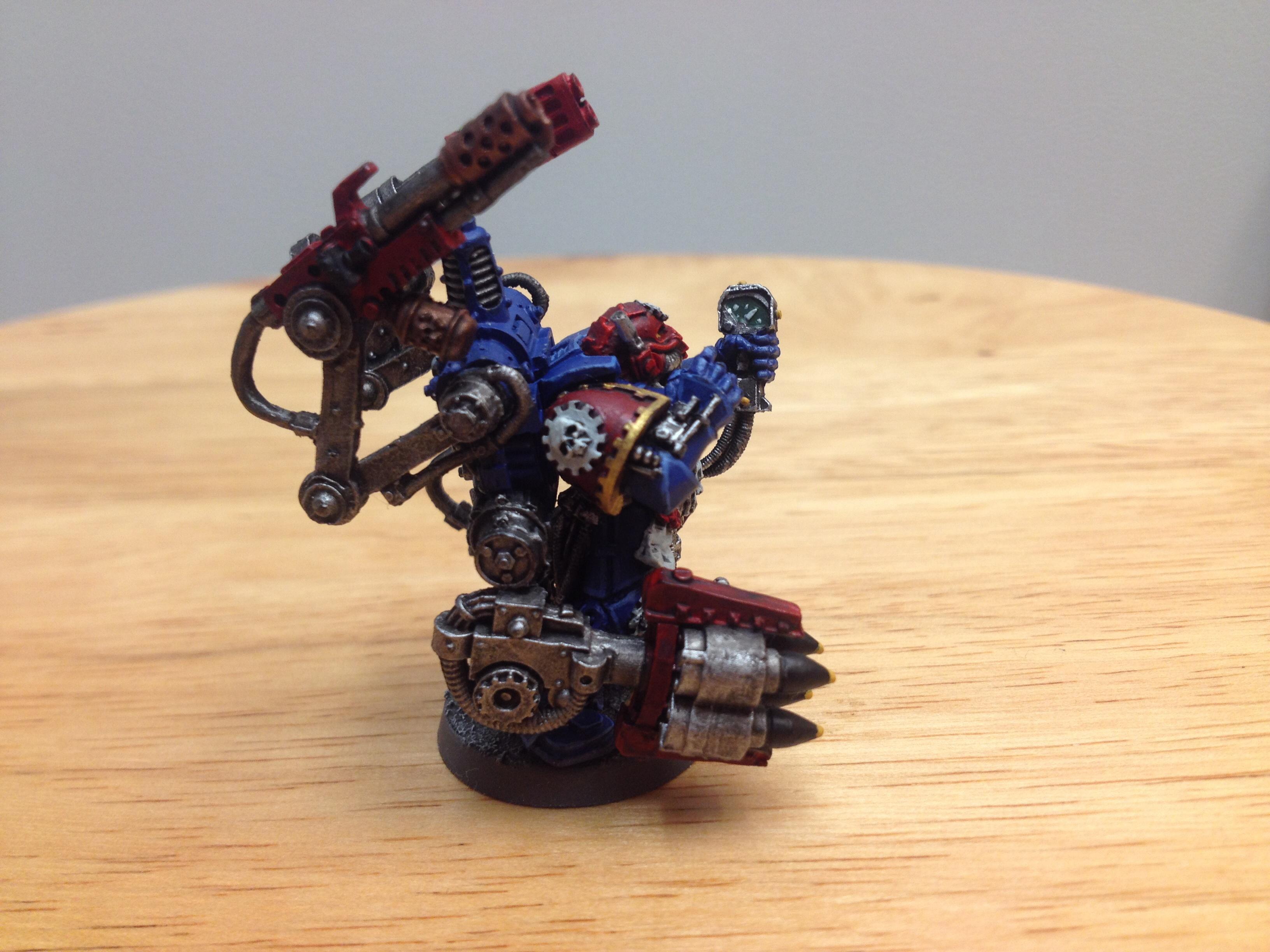 Space Marines, Techmarine, Thunderfire Cannon, Ultramarines