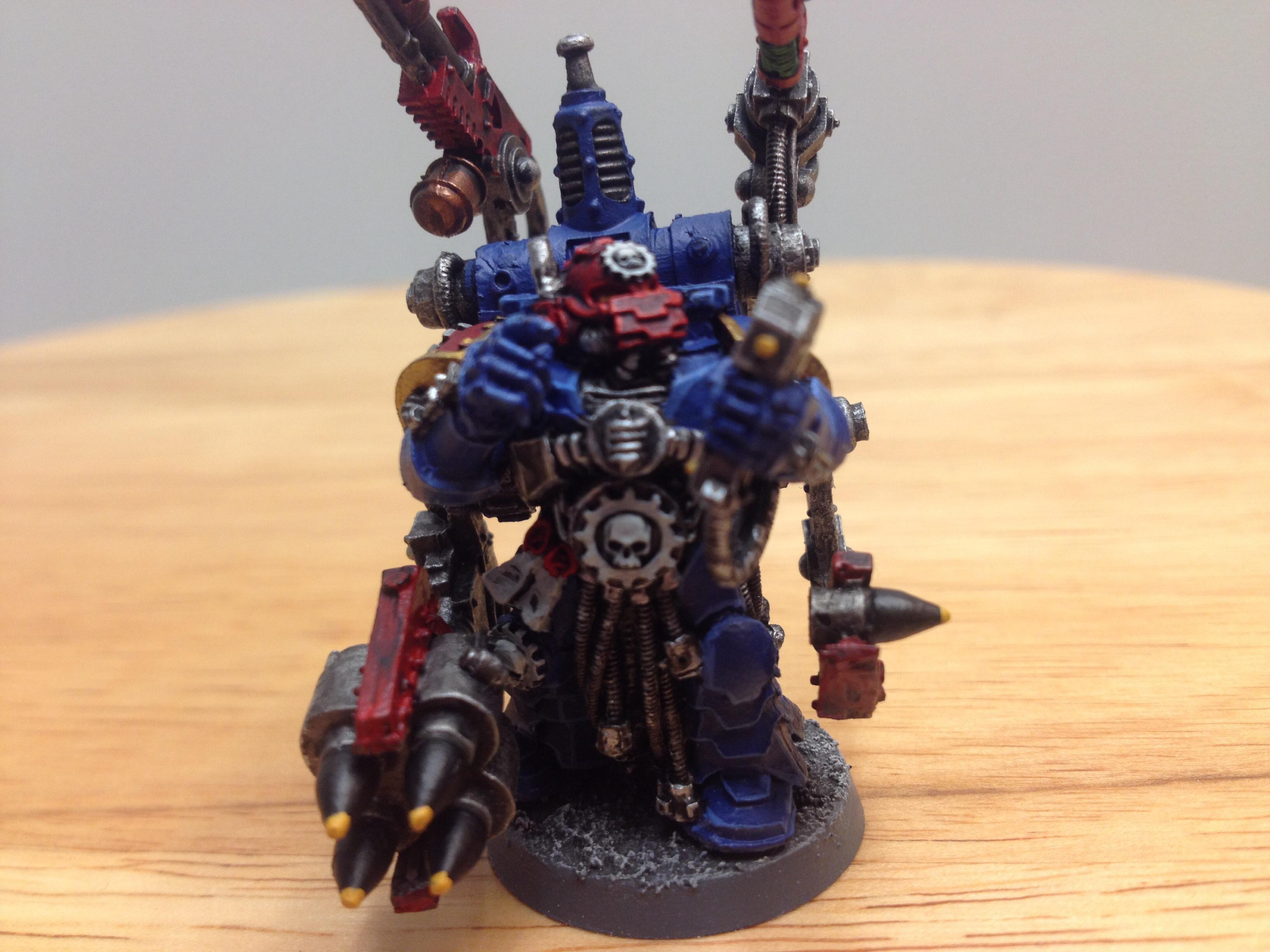 Space Marines, Techmarine, Thunderfire Cannon, Ultramarines