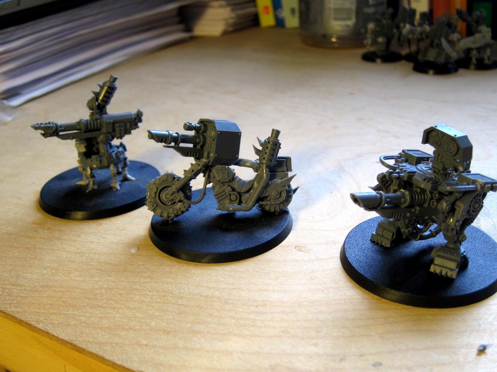 Adeptus Mechanicus, Conversion, Heavy Weapons Team, Imperial Guard, Las Cannons, Skitarii