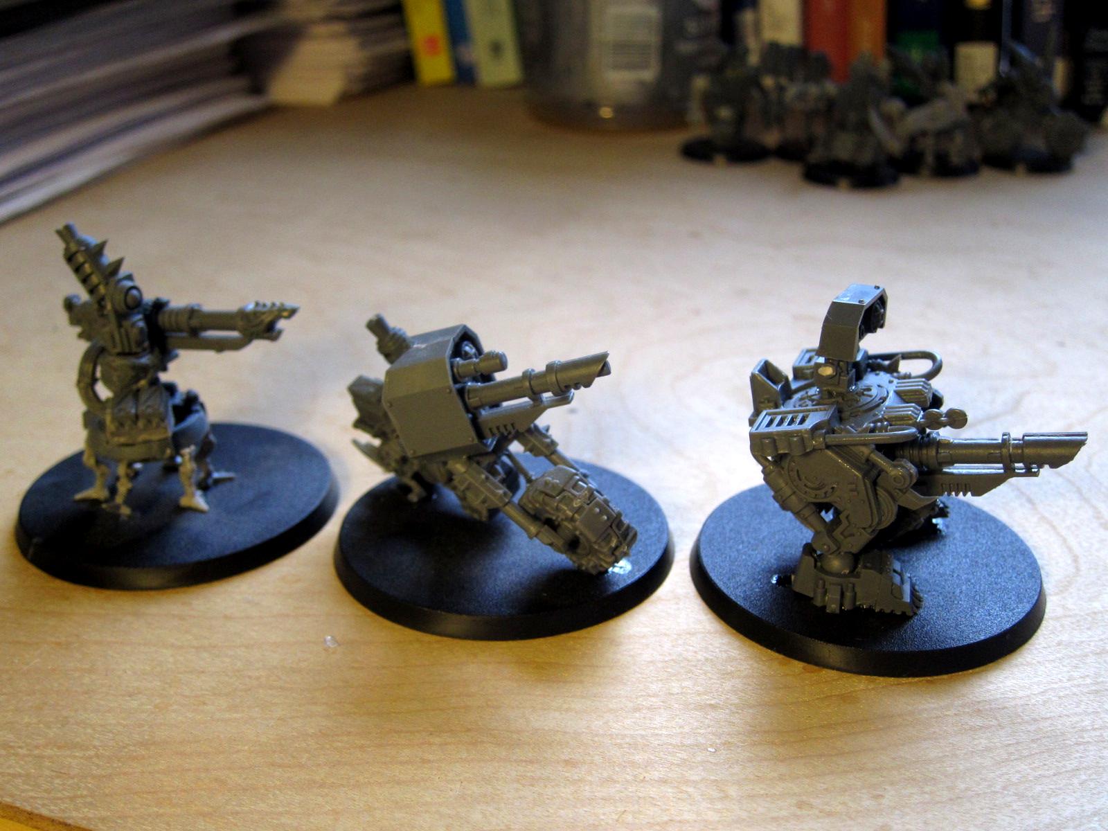 Adeptus Mechanicus, Conversion, Heavy Weapons Team, Imperial Guard, Las Cannons, Skitarii
