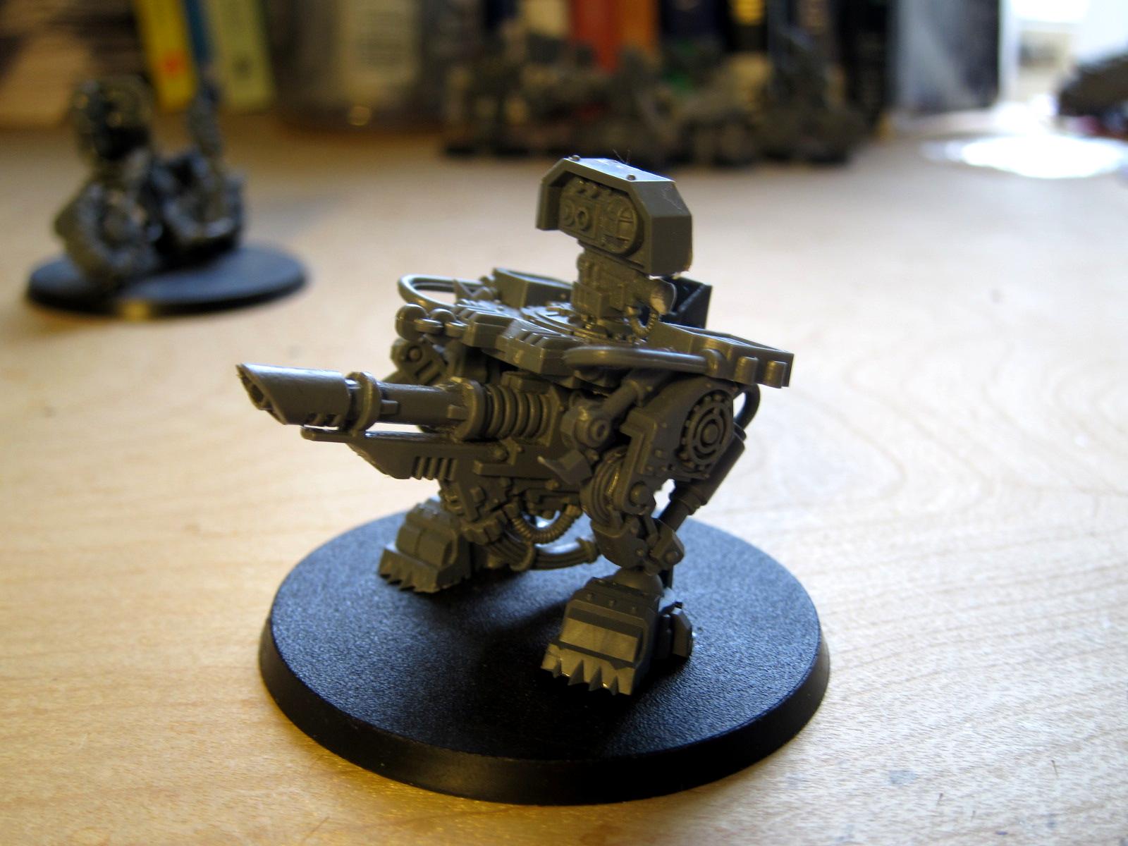 Adeptus Mechanicus, Conversion, Heavy Weapons Team, Imperial Guard, Las Cannons, Skitarii