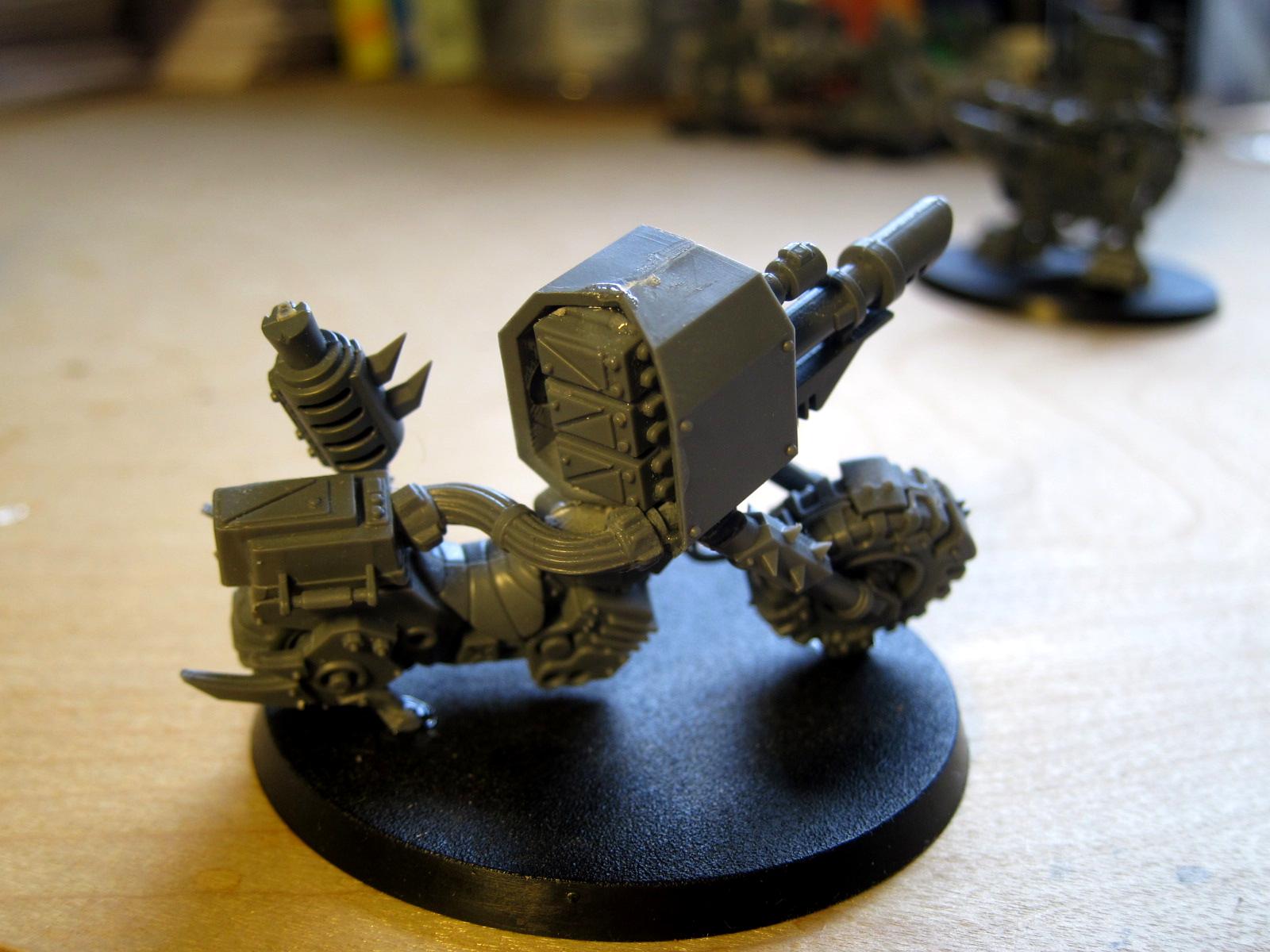 Adeptus Mechanicus, Conversion, Heavy Weapons Team, Imperial Guard, Las Cannons, Skitarii