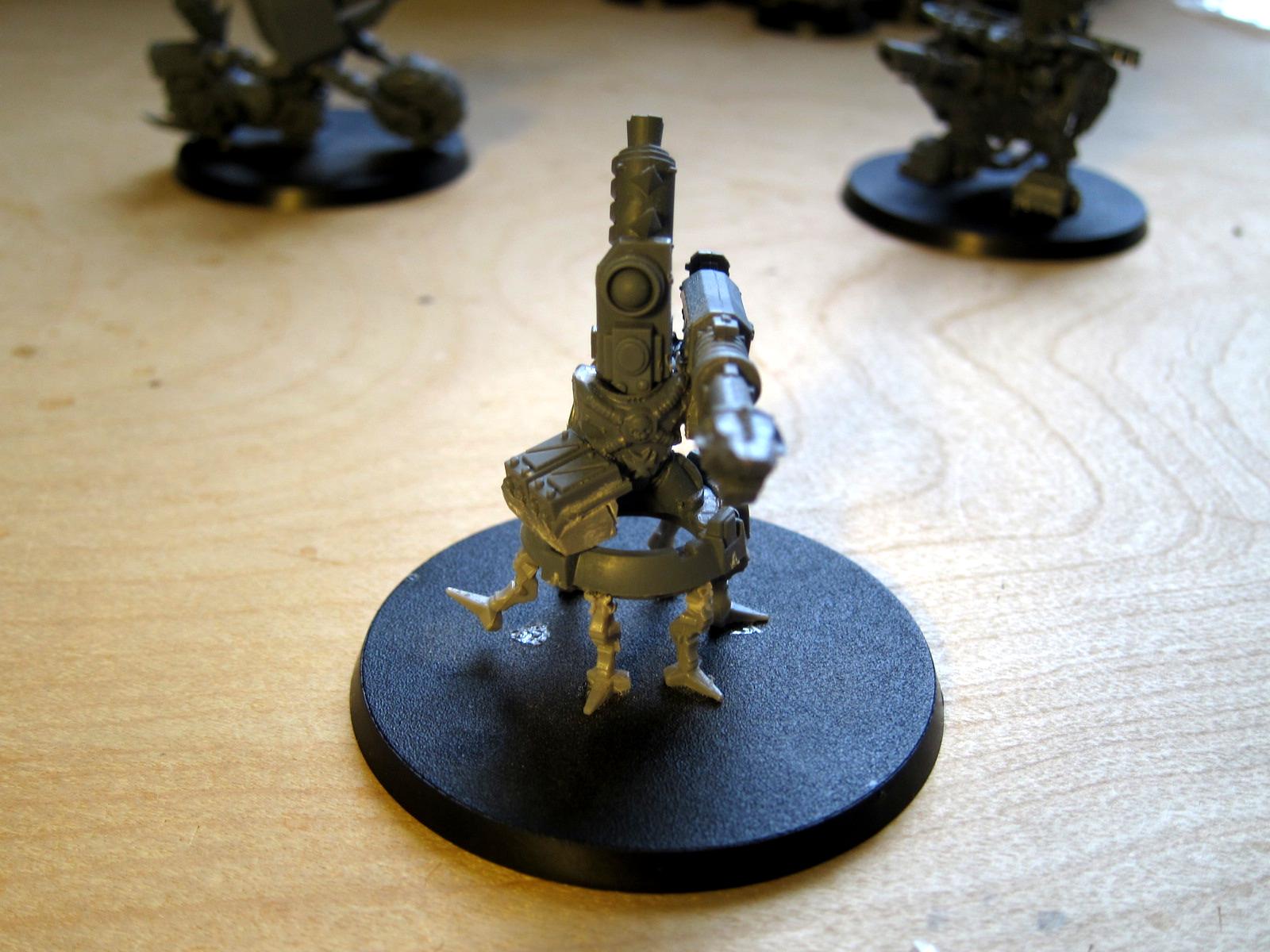 Adeptus Mechanicus, Conversion, Heavy Weapons Team, Imperial Guard, Las Cannons, Skitarii