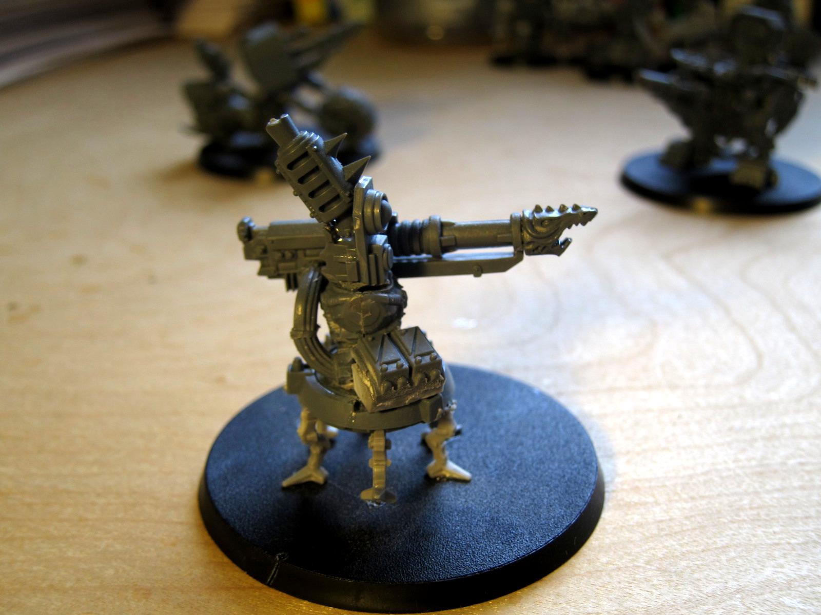 Adeptus Mechanicus, Conversion, Heavy Weapons Team, Imperial Guard, Las Cannons, Skitarii