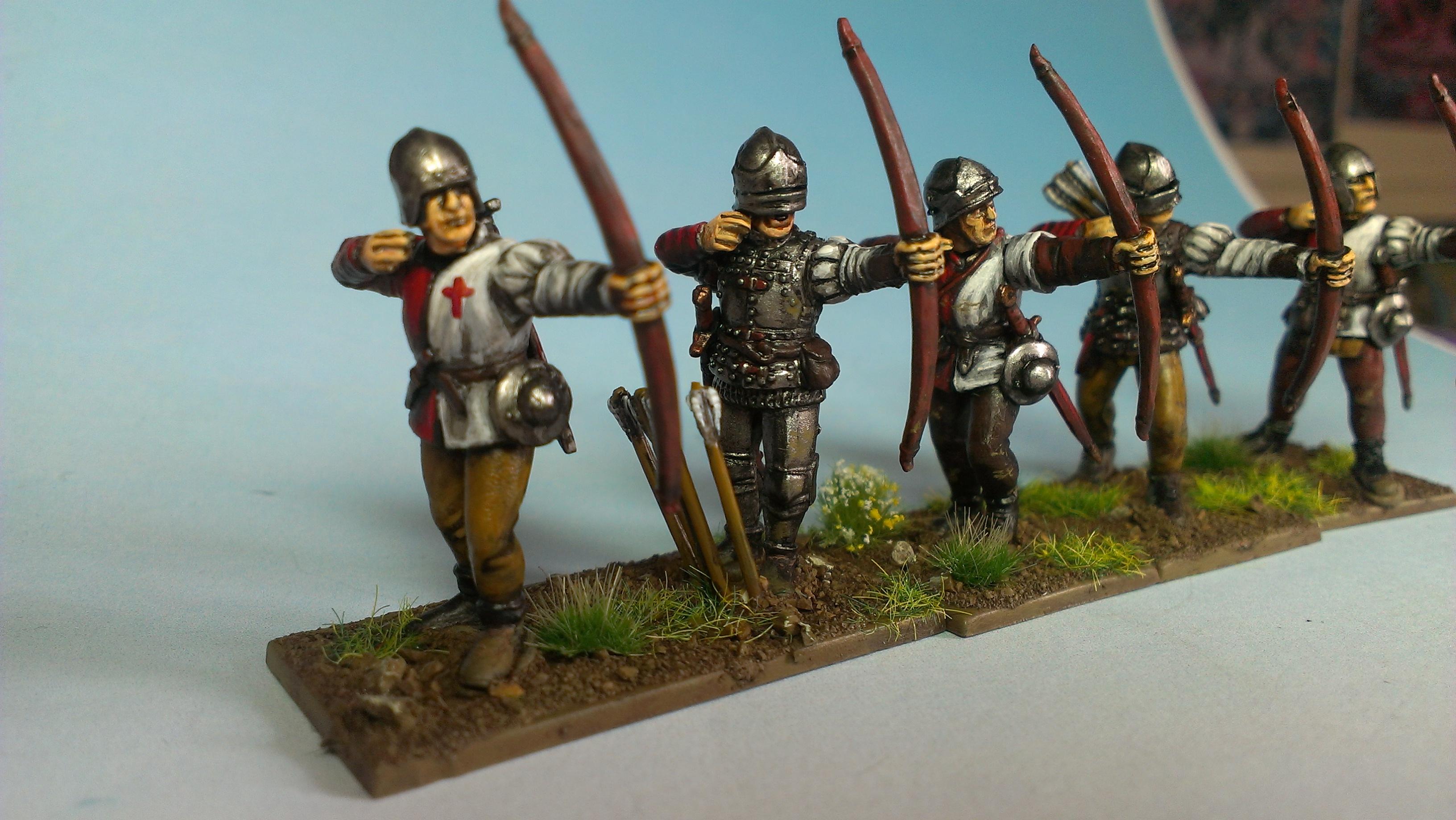 English, Historical, Hundred Years War, Perry Miniatures, Wab