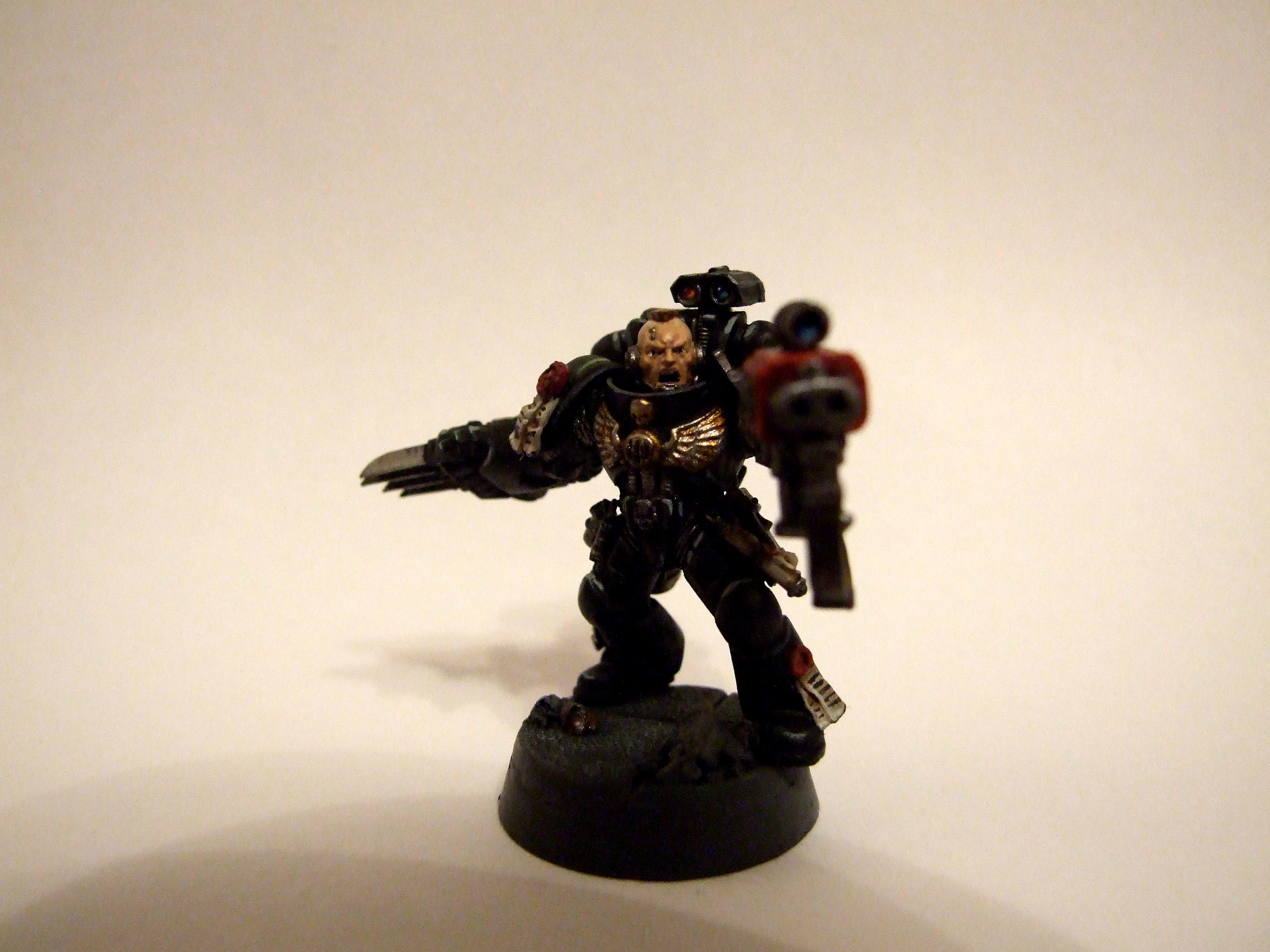 40k Imperial, Deathwatch, Kill Team, Lightening Claw, Ordus Xenos, Sergeant, Space Marines, Storm Bolter, Veteran