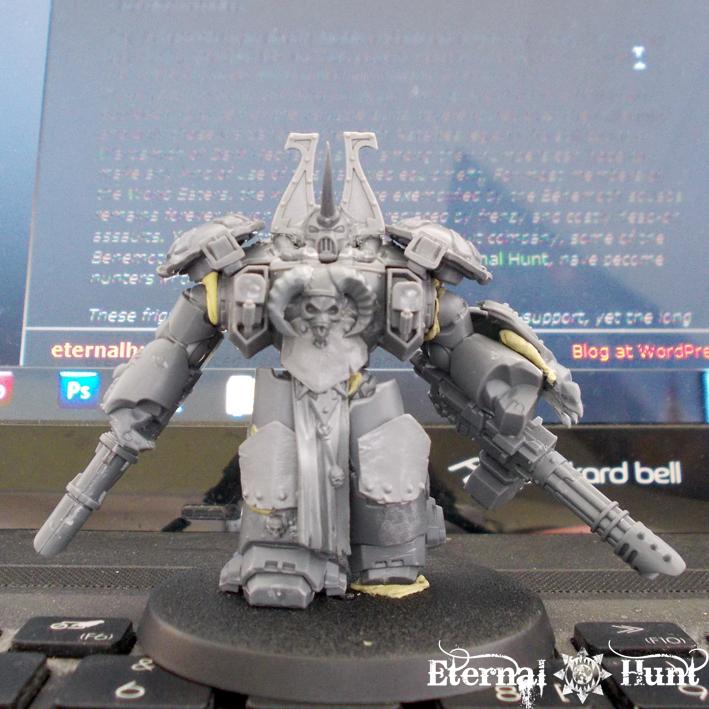Behemoths, Centurions, Chaos, Chaos Space Marines, Conversion, Counts As, Khorne, Khorne's Eternal Hunt, Obliterators, Warhammer 40,000, Work In Progress, World Eaters