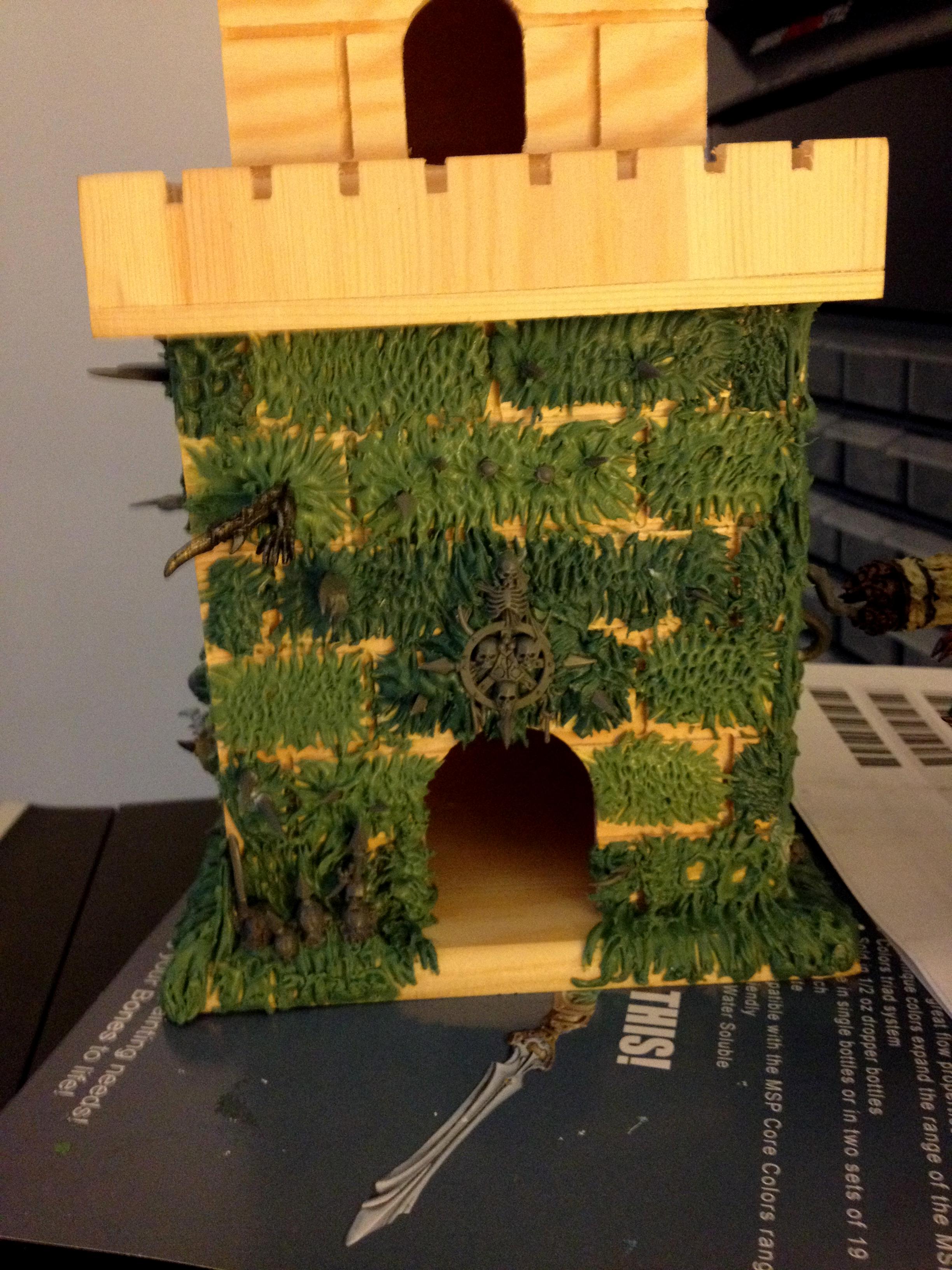 Chaos Space Marines, Imperial Bastion, Nurgle, Work In Progress
