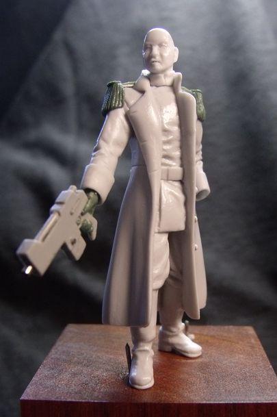 54mm, Commissar, Sculpting