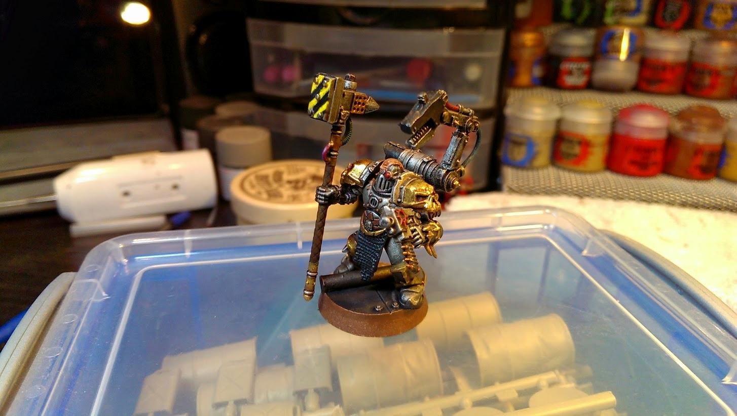 Champion, Chaos Space Marines, Iron Warriors, Power Maul