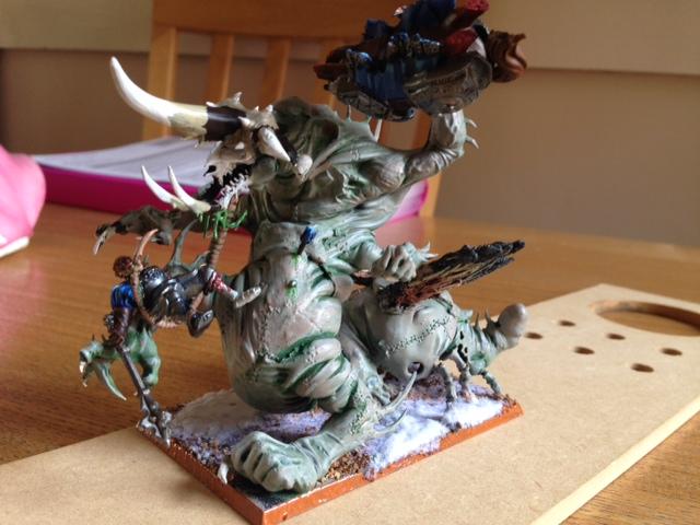 The finished view of the model
