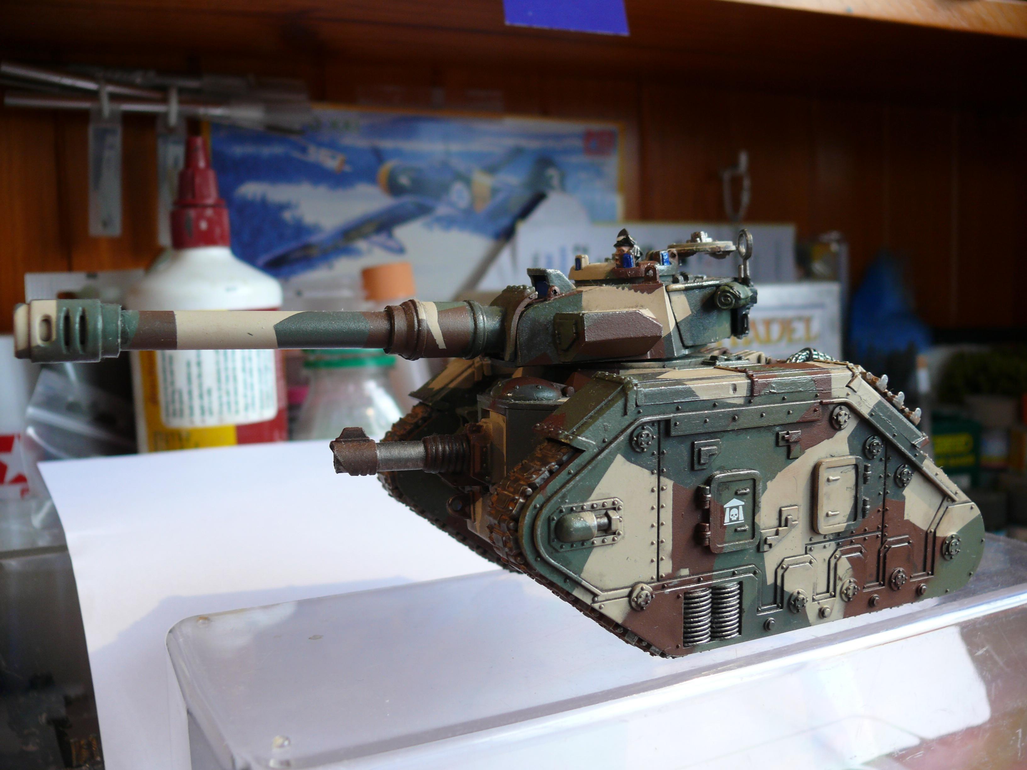 Cadians, Camoflarge, Camouflage, Cities Of Death, Imperial Guard, Lascannon, Leman Russ, Tank, Urban, Vanquisher
