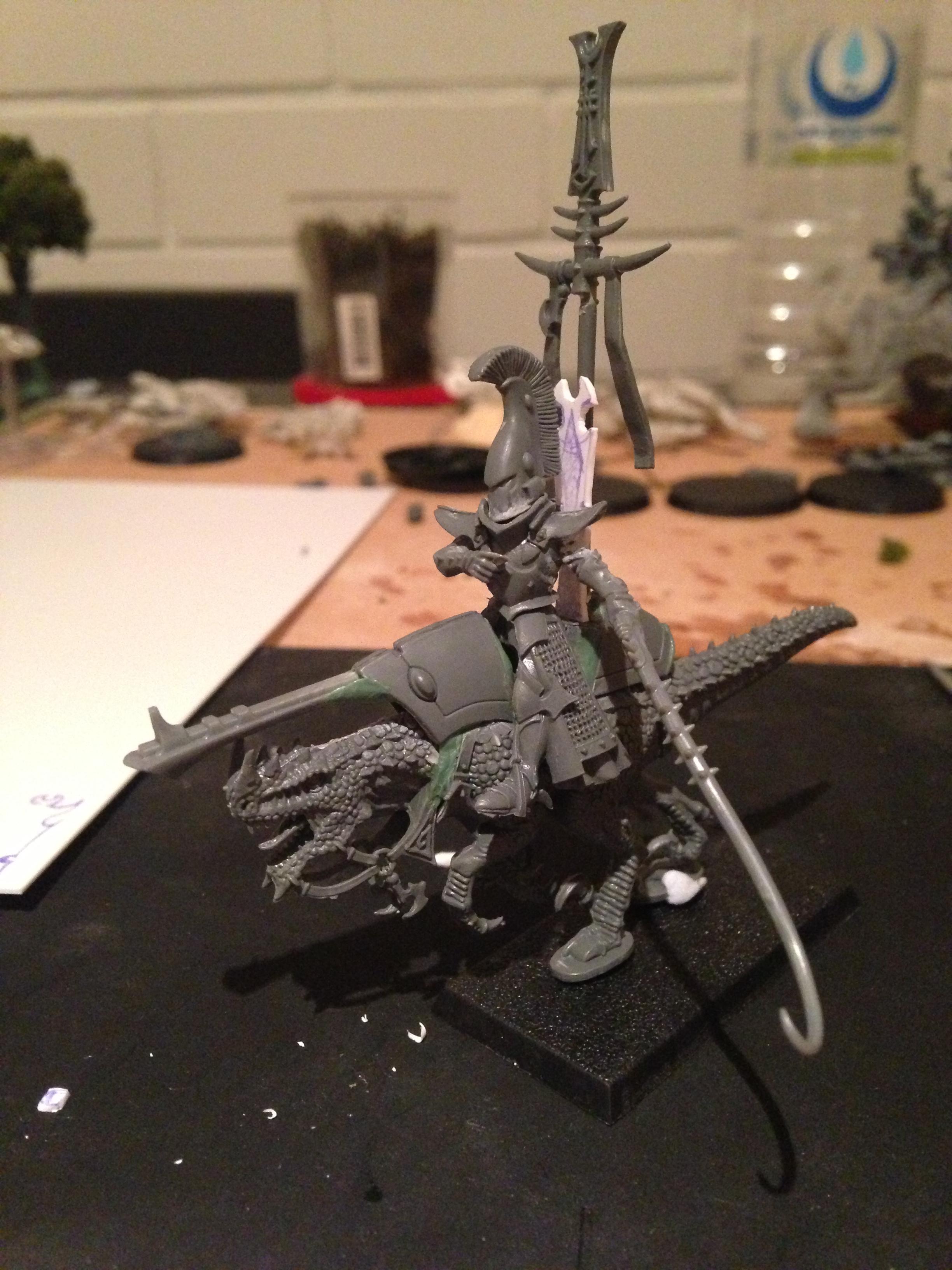 Exodites, Heavy Saurian rider progress pic 1