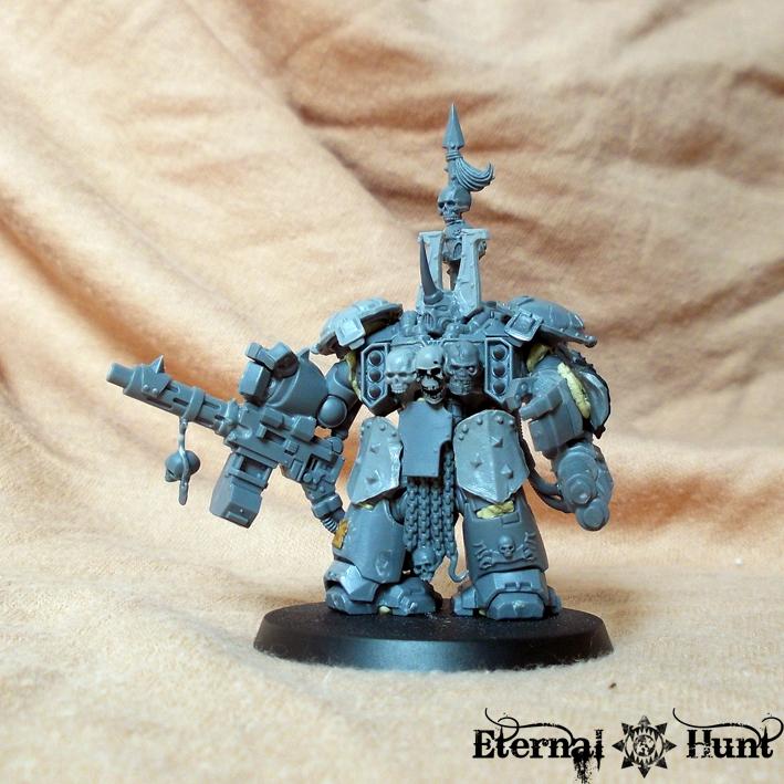 Behemoths, Centurions, Chaos, Chaos Space Marines, Conversion, Counts As, Khorne, Khorne's Eternal Hunt, Obliterators, Warhammer 40,000, Work In Progress, World Eaters