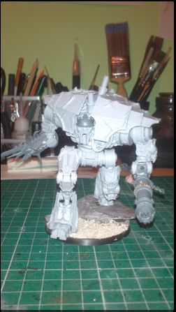 Decimator experimental pose, he is held together with sticky tack at the minute