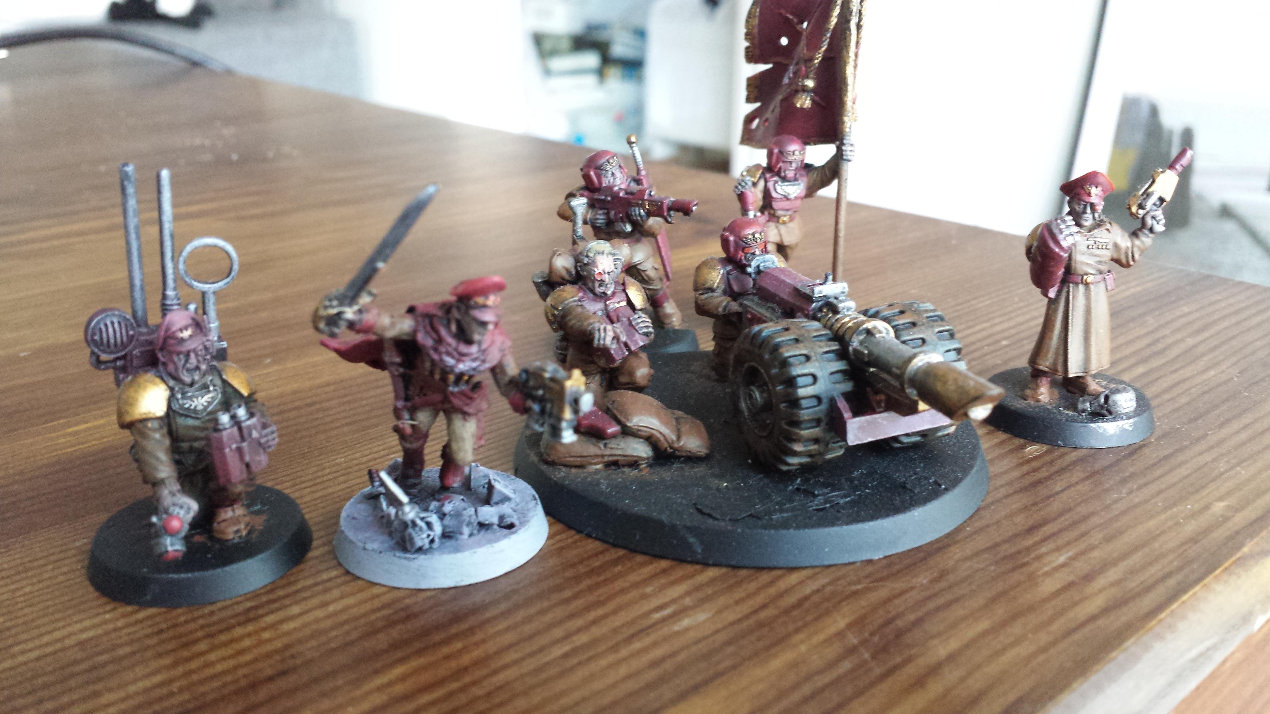 Cadians, Command Squad, Imperial Guard