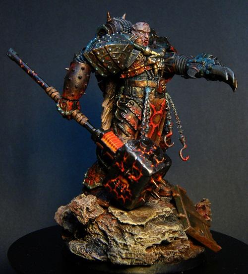 85mm, Chaos Space Marines, Large, Painted, Warhammer 40,000