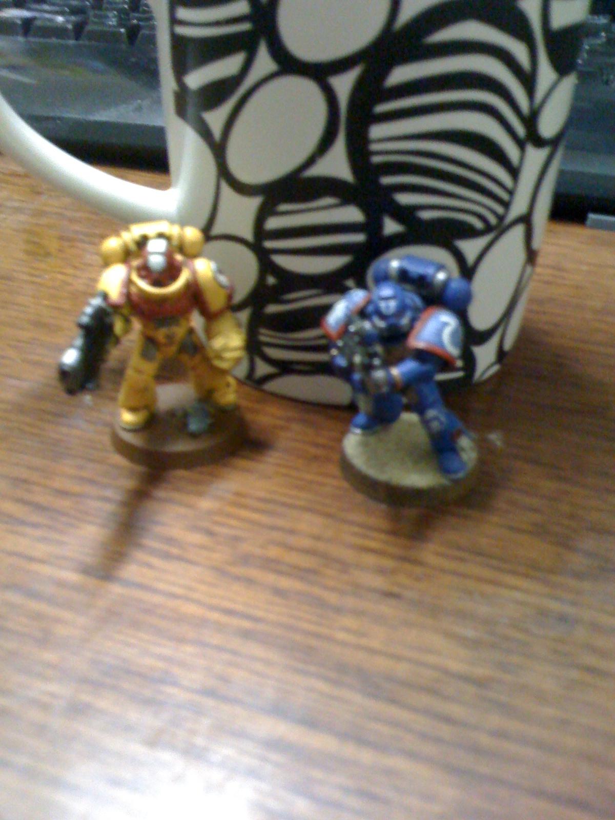 These were my first 2 models painted upon my return to the hobby. 