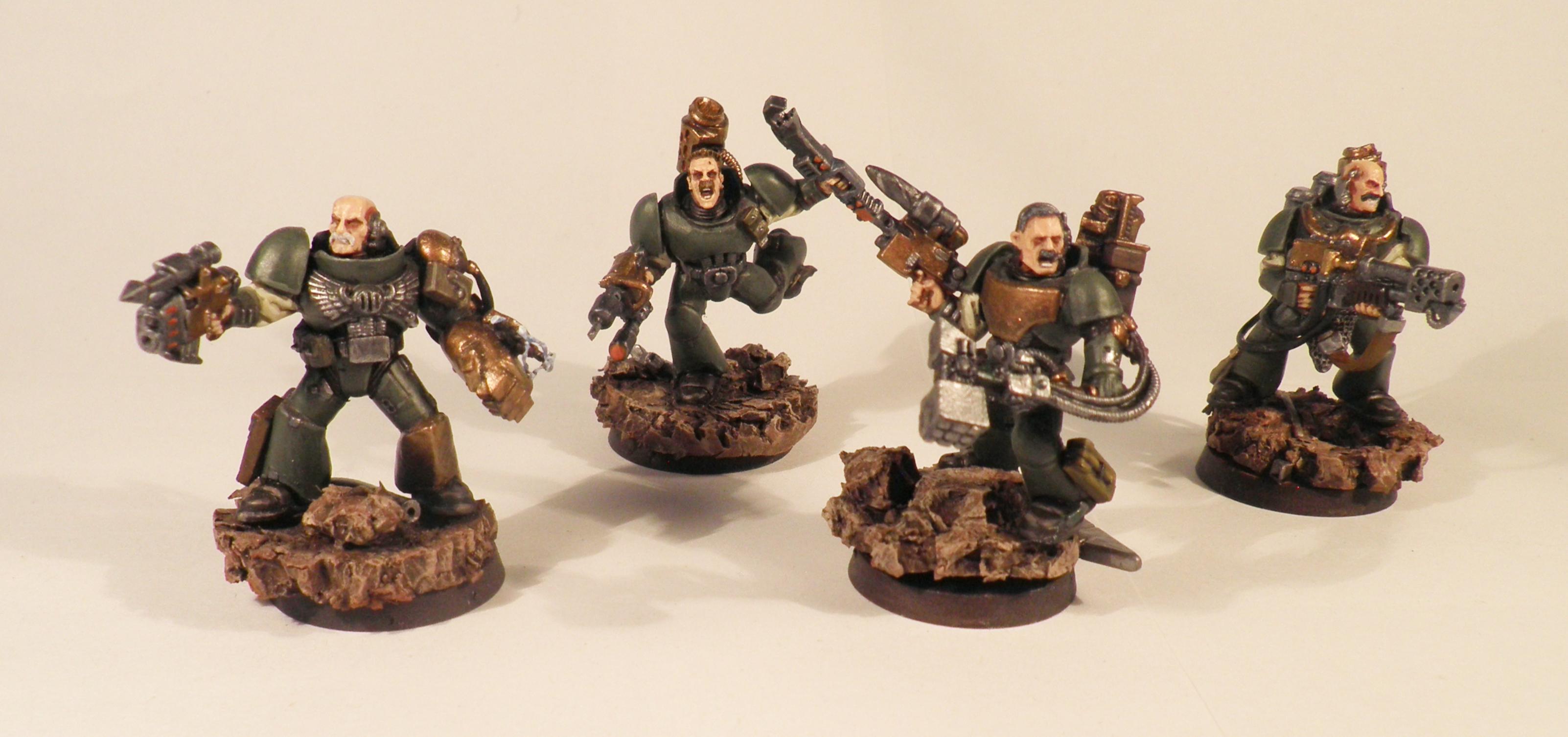 Punk, Space Marines, Steam, Steampunk, Warhammer 40,000 - Command Squad ...