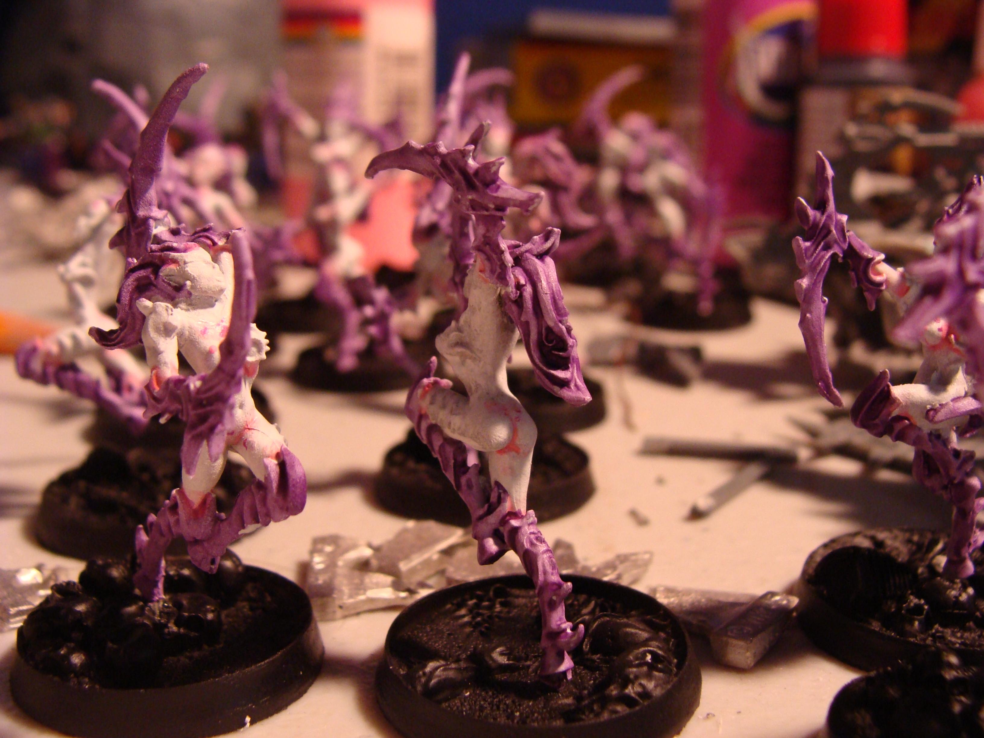 Daemon Princess, Daemonettes, Slaanesh, Work In Progress
