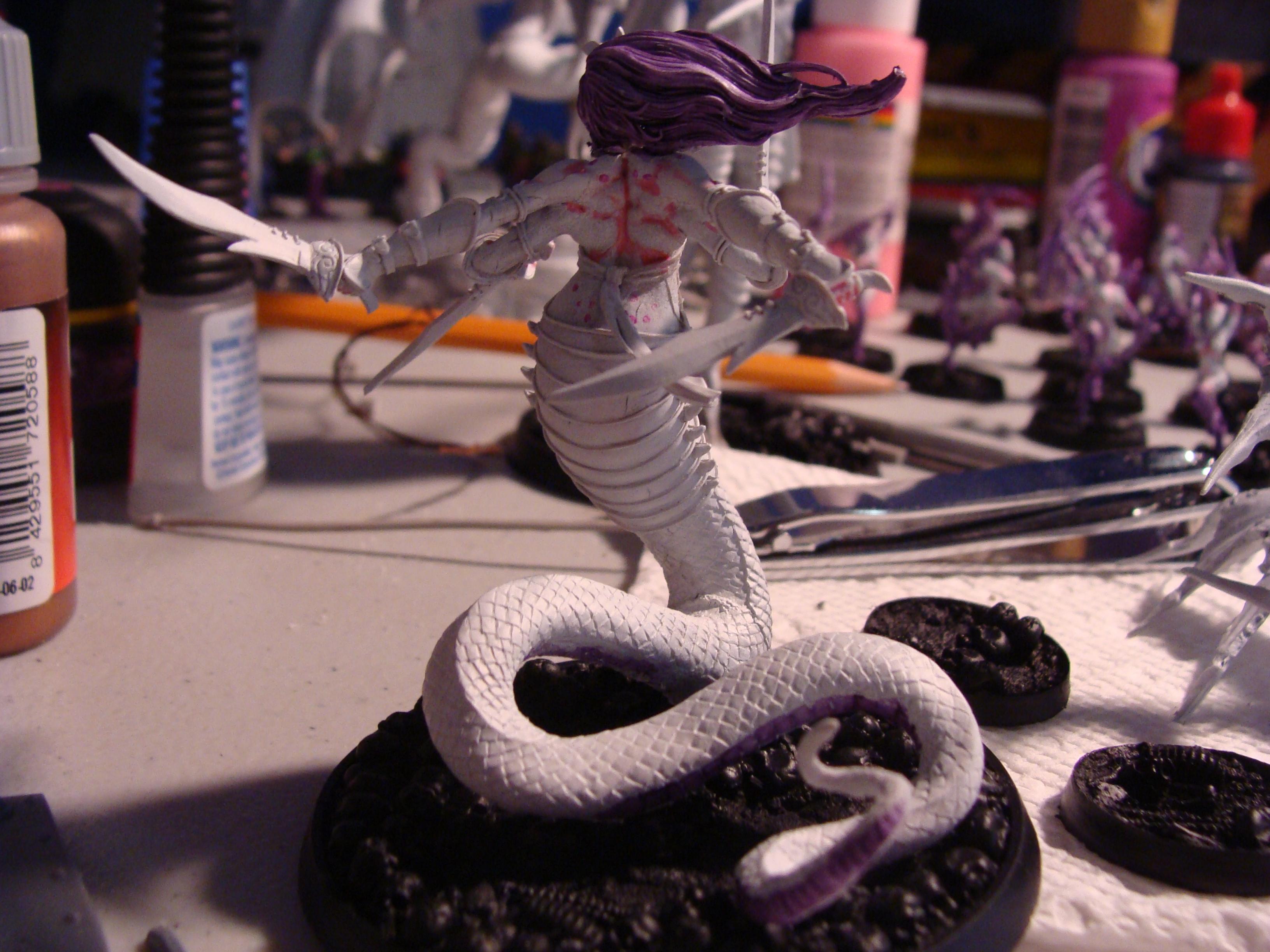 Daemon Princess, Daemonettes, Slaanesh, Work In Progress