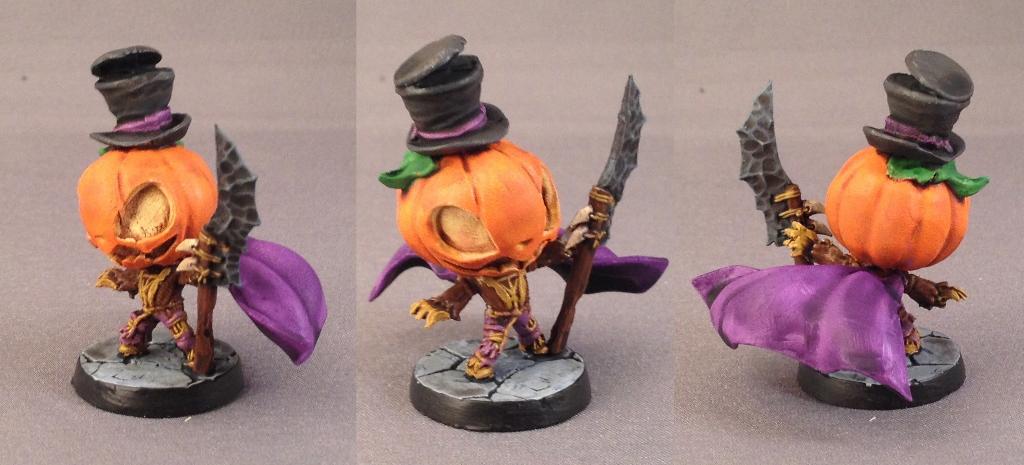 Chibi, General, Impact! Miniatures, Pumpkinhead