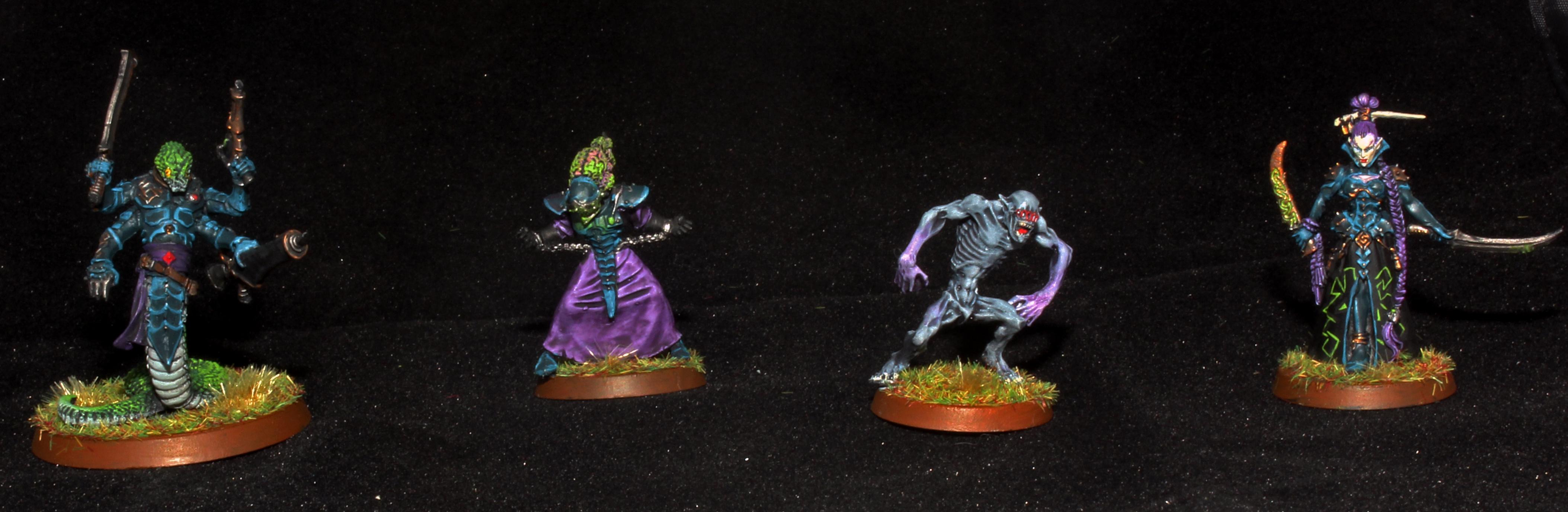 Court Of The Archon, Dark Eldar, Lhamaean, Medusae, Sslyth, Ur-ghul