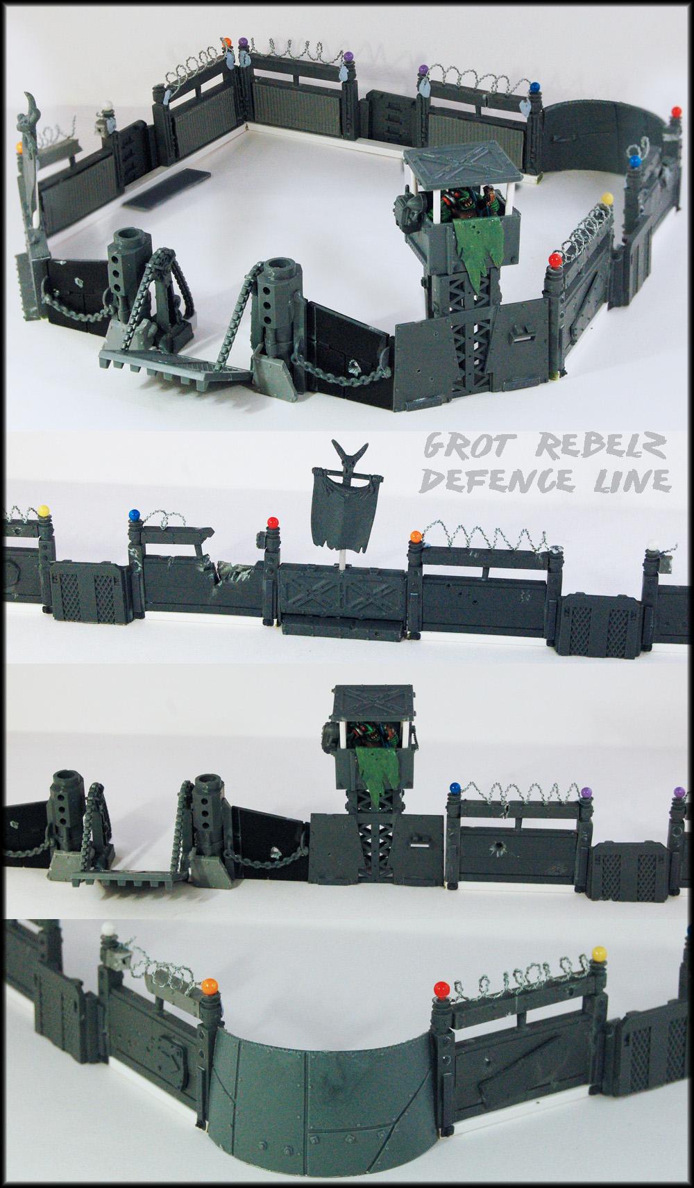 Defence Line, Fort, Goblins, Greenskins, Gretchin, Grots, Orks, Outpost, Terrain, Warhammer 40,000