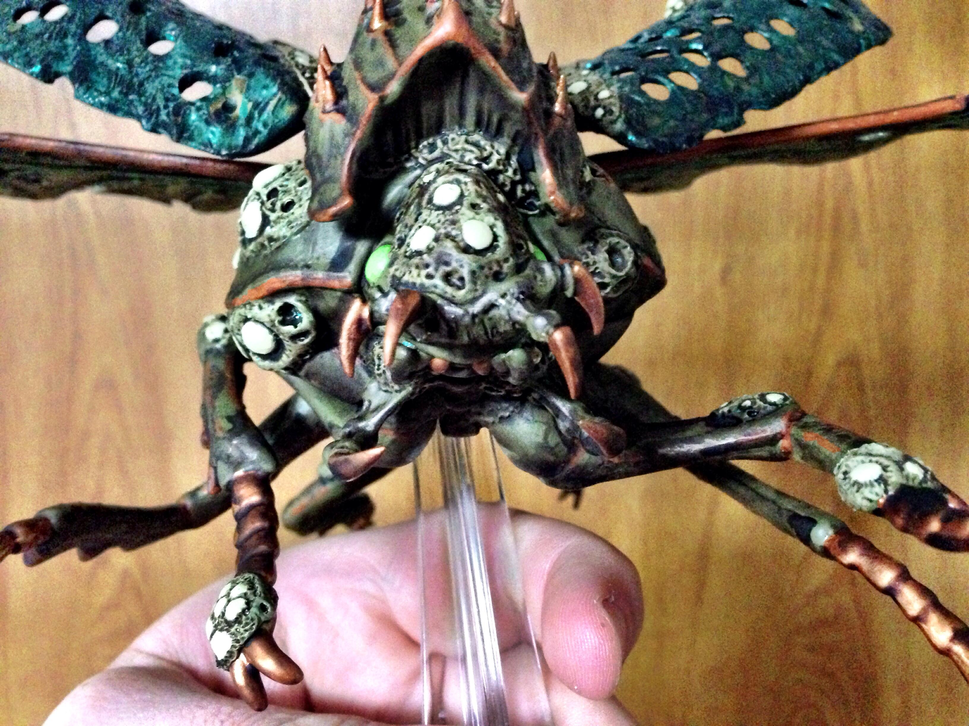 Chaos, Daemon Engine, Heldrake, Nurgle, Scratch Build
