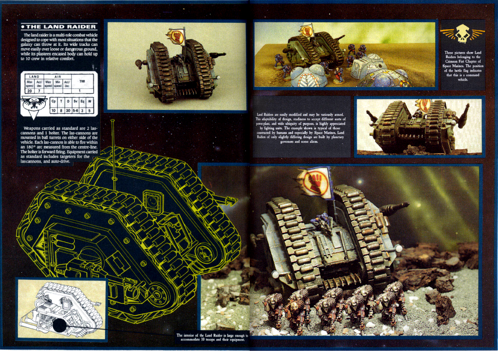 1987, Hellfire, Land Raider, Rogue Trader, Scratch Build, Warhammer 40,000