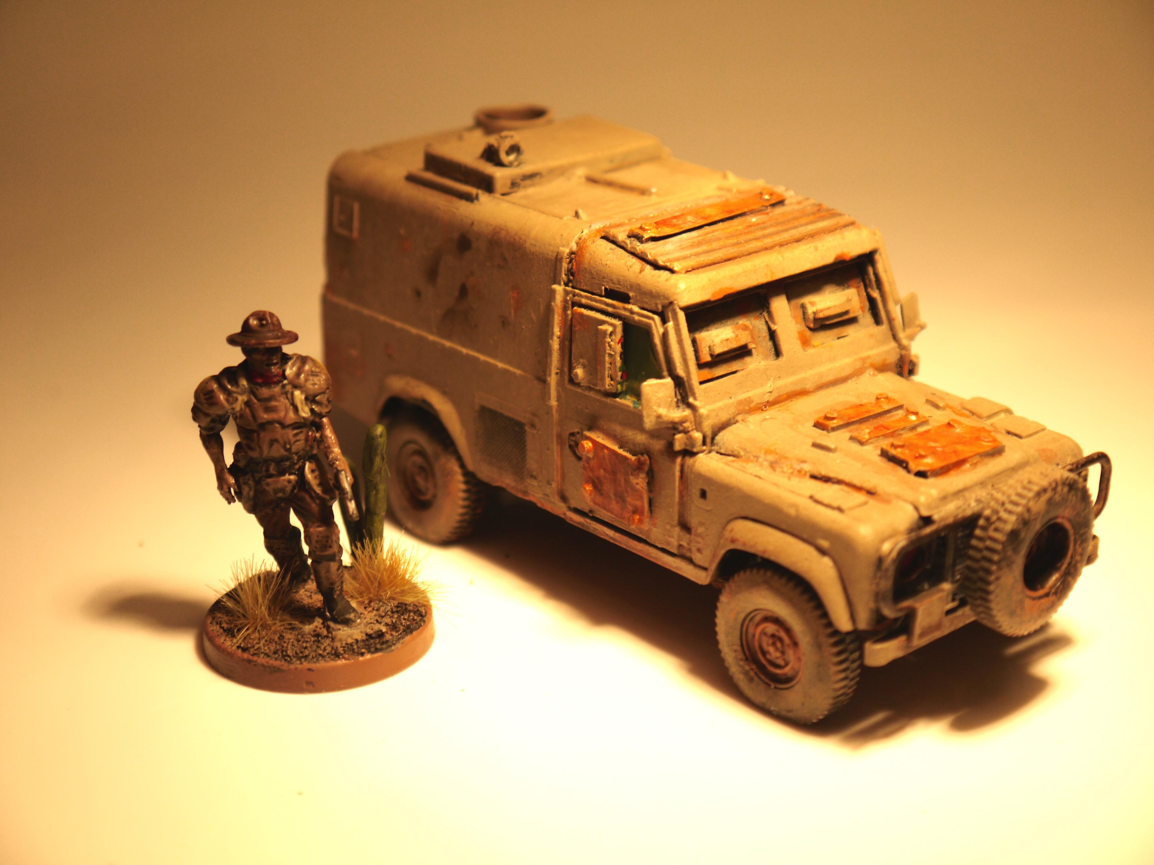 Army, British, Cars, Desert, Fallout, Fallout. Post Apocalyptic, Jeep, Landrover, Post Apocalyptic, Post-apocalyptic, Rangers