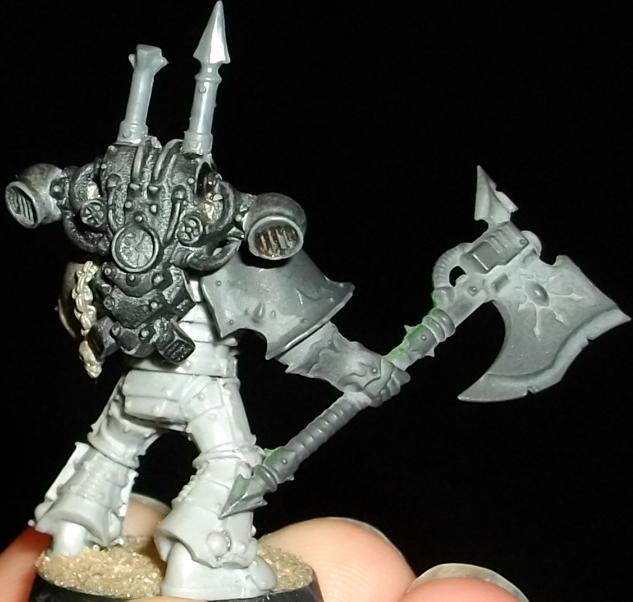 Black Crusade, Chaos, Chaos Space Marines, Conversion, Daemon Weapon, Iron Suns, Iron Warriors, Mark 3, Mark Iii, Power Axe