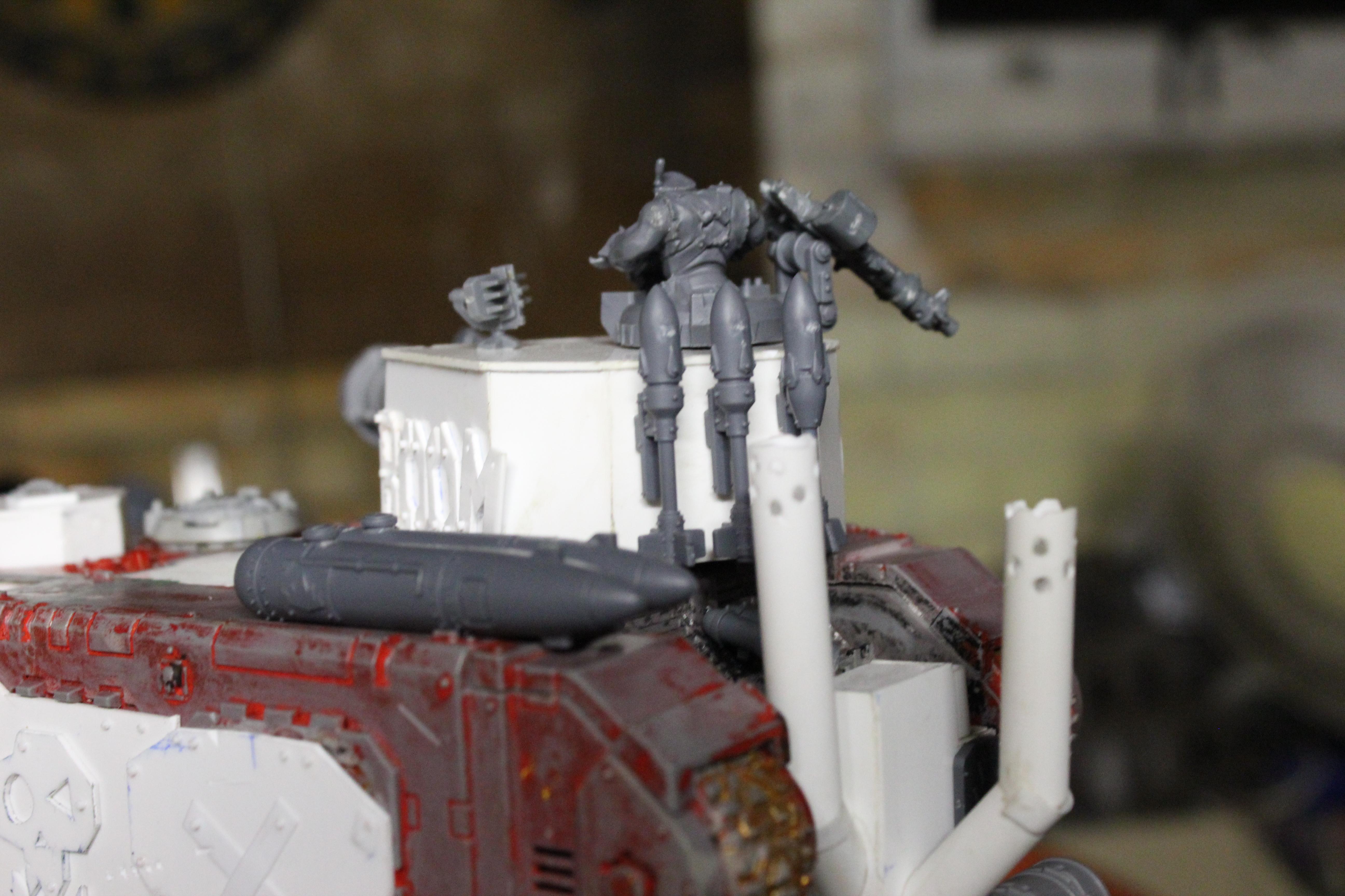 rokit rails at the back of turret