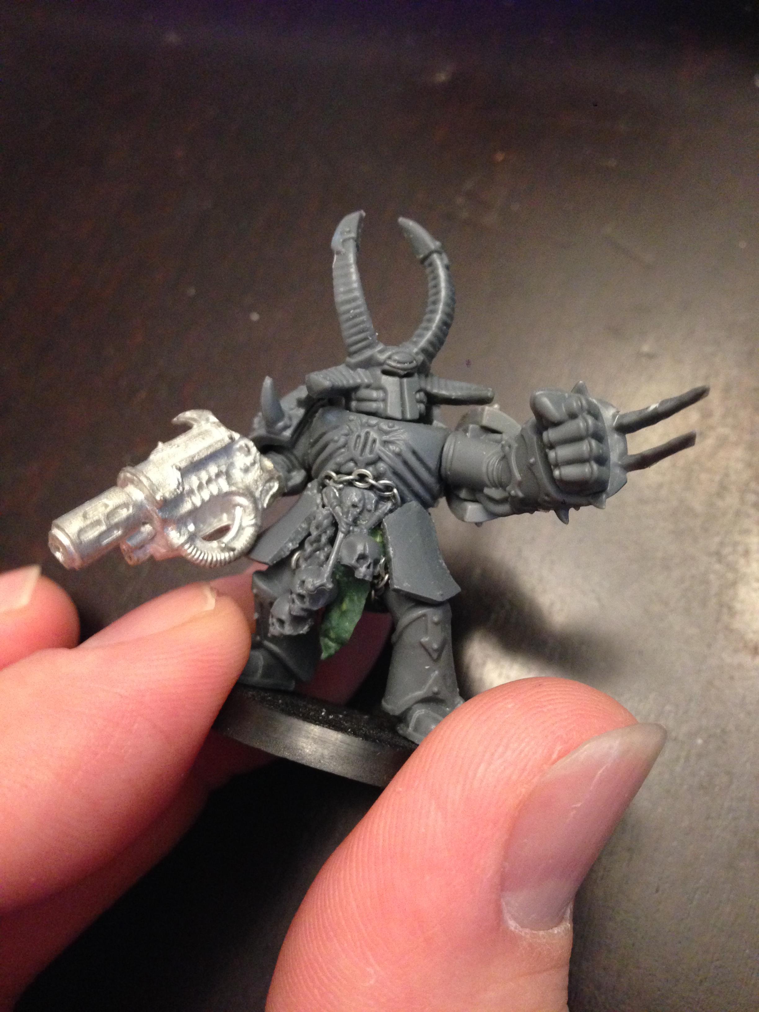 Chaos Space Marines, Chosen, Close Combat Weapon, Conversion, Khorne, Nurgle, Possessed, Slaanesh, Space Marines, The Everliving, Tzeentch, Warhammer 40,000