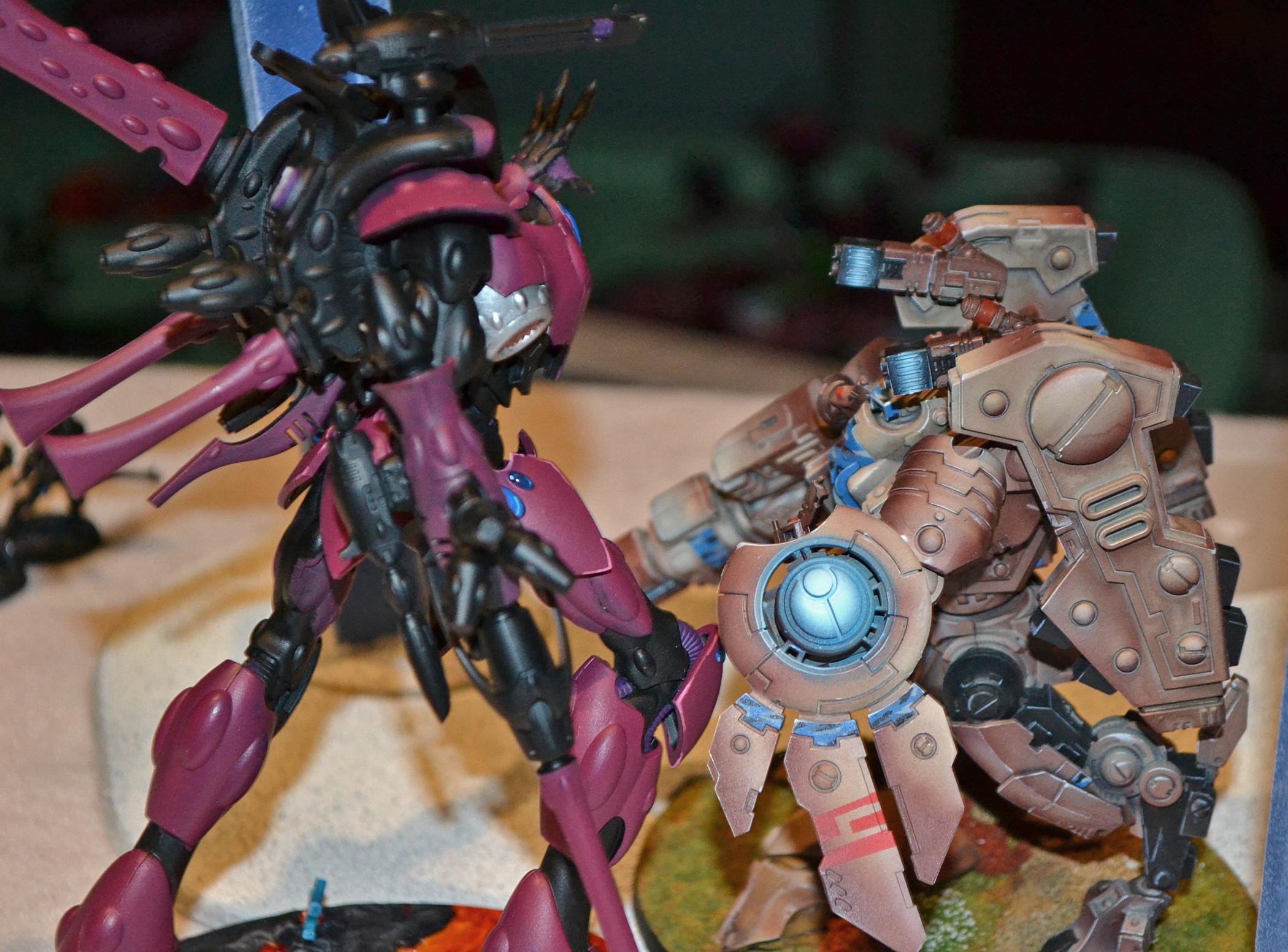 Battle Report, Riptide, Warhammer 40,000, Wraithknight