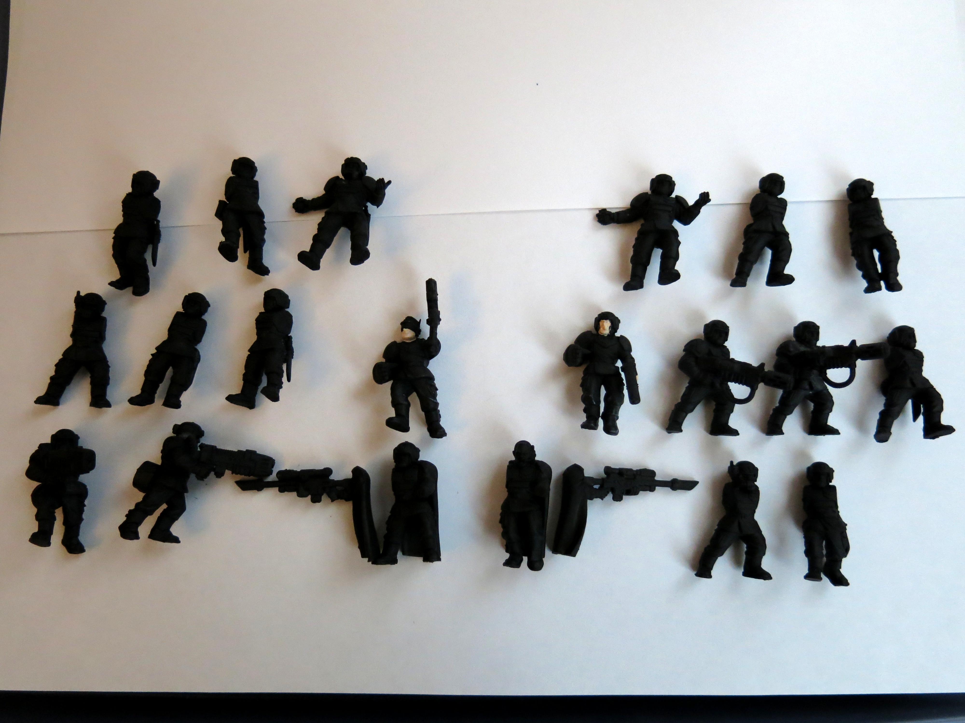 Harakoni, Warhawks, WIP Veteran Squads