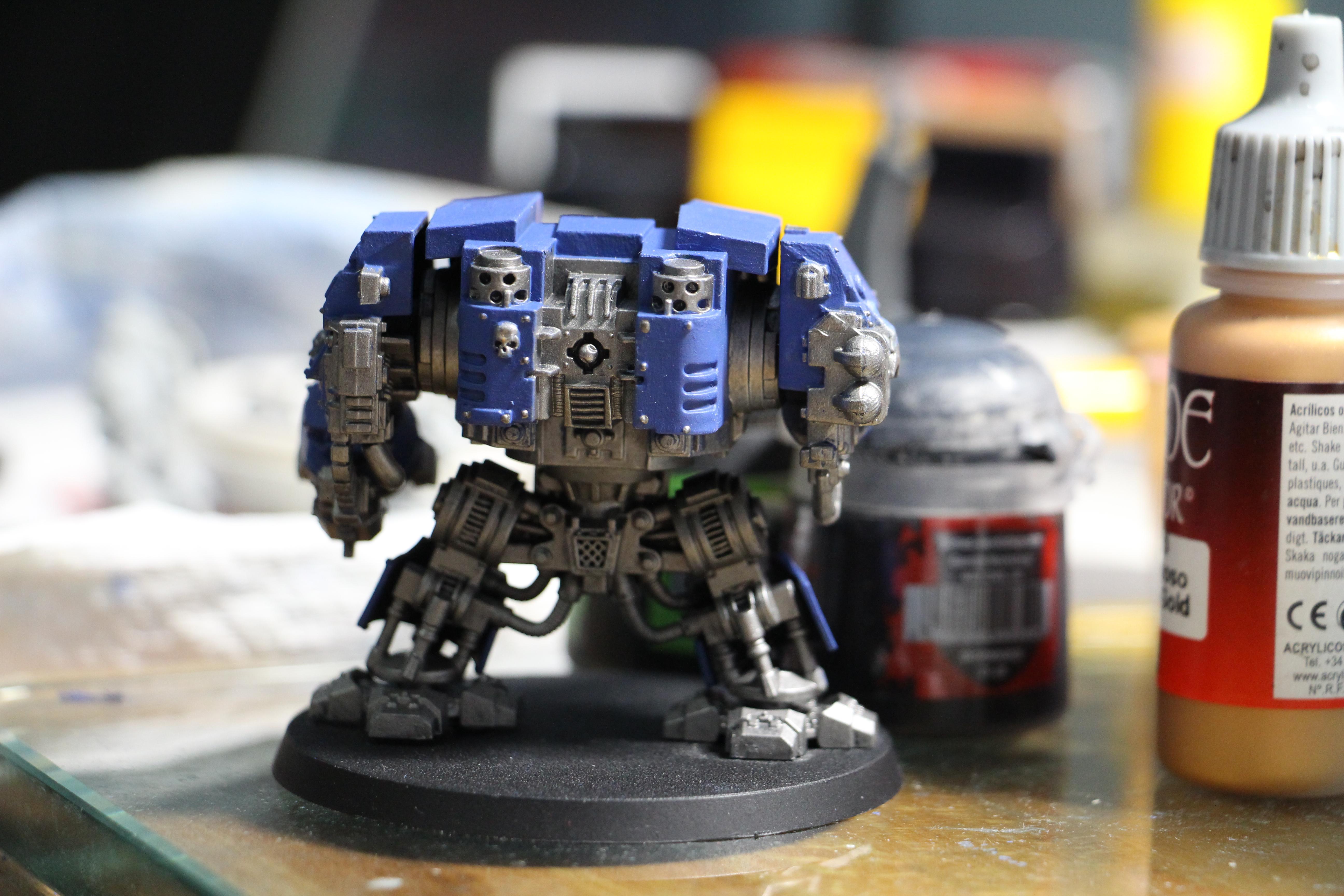 Space Marine Dreadnought, Space Marines, Ultramarines