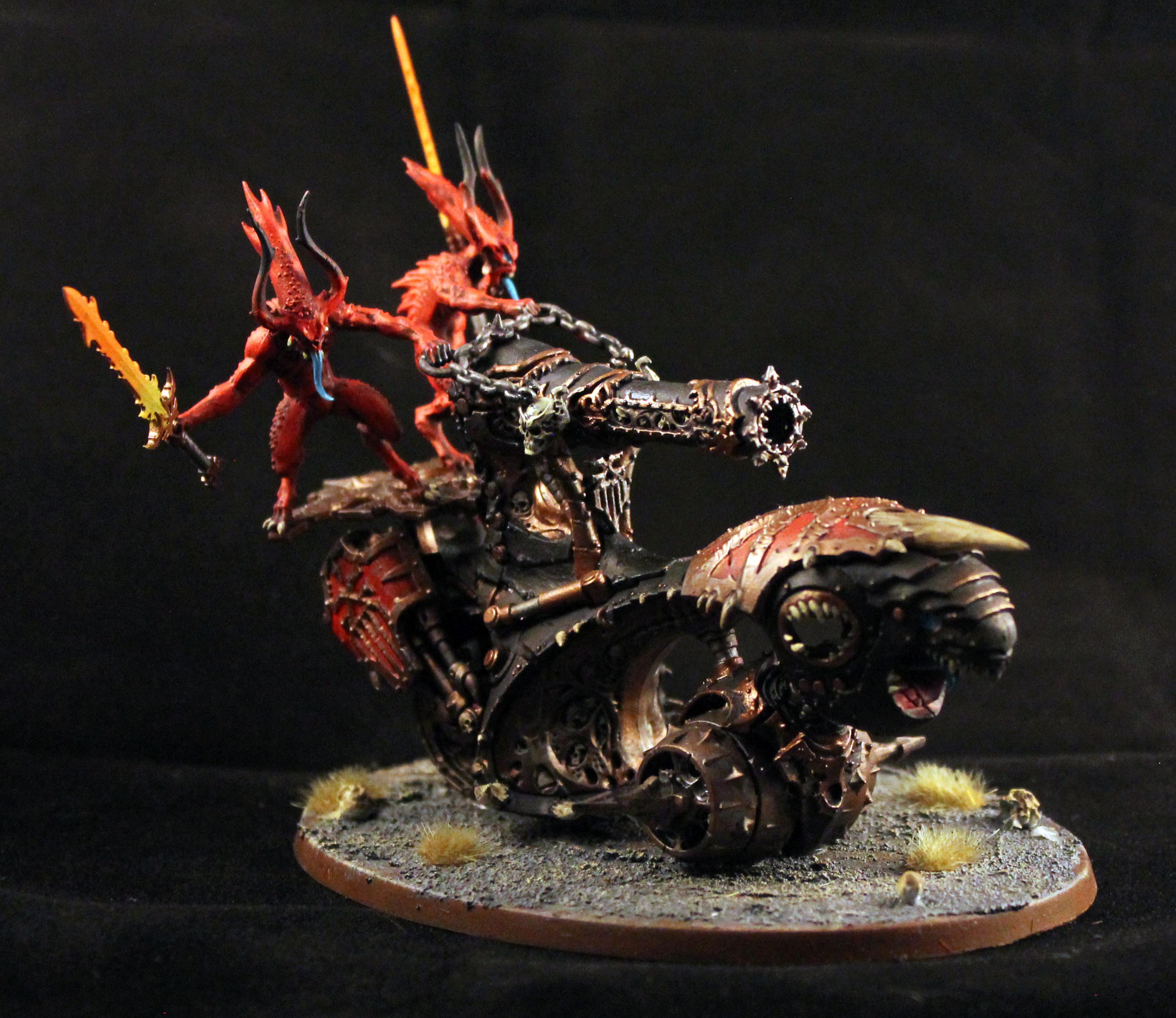 Chaos Daemons, Chaos Demon, Games Workshop, Khorne, Skull Cannon, Warhammer 40,000