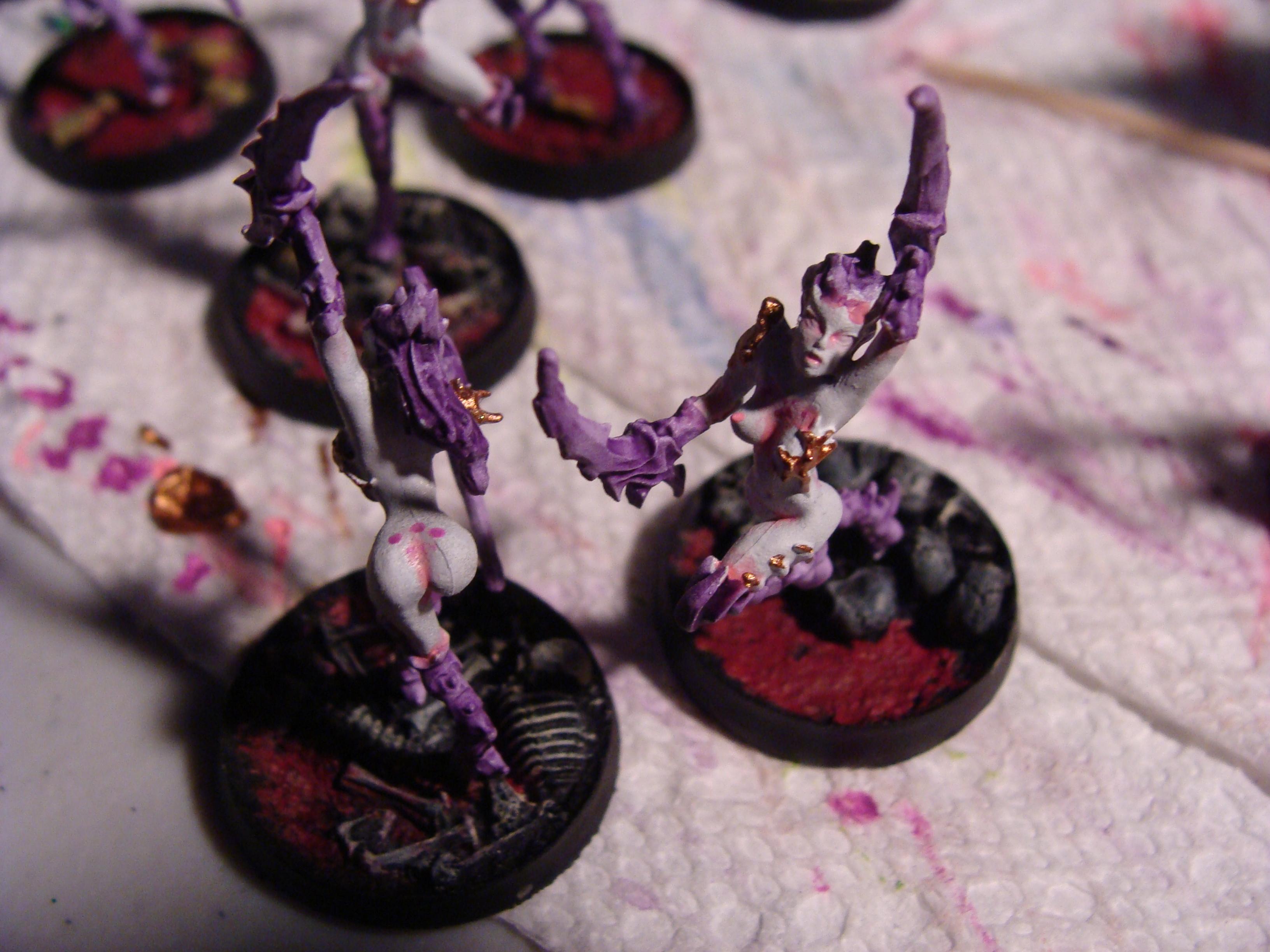 Daemon Princess, Daemonettes, Slaanesh, Work In Progress