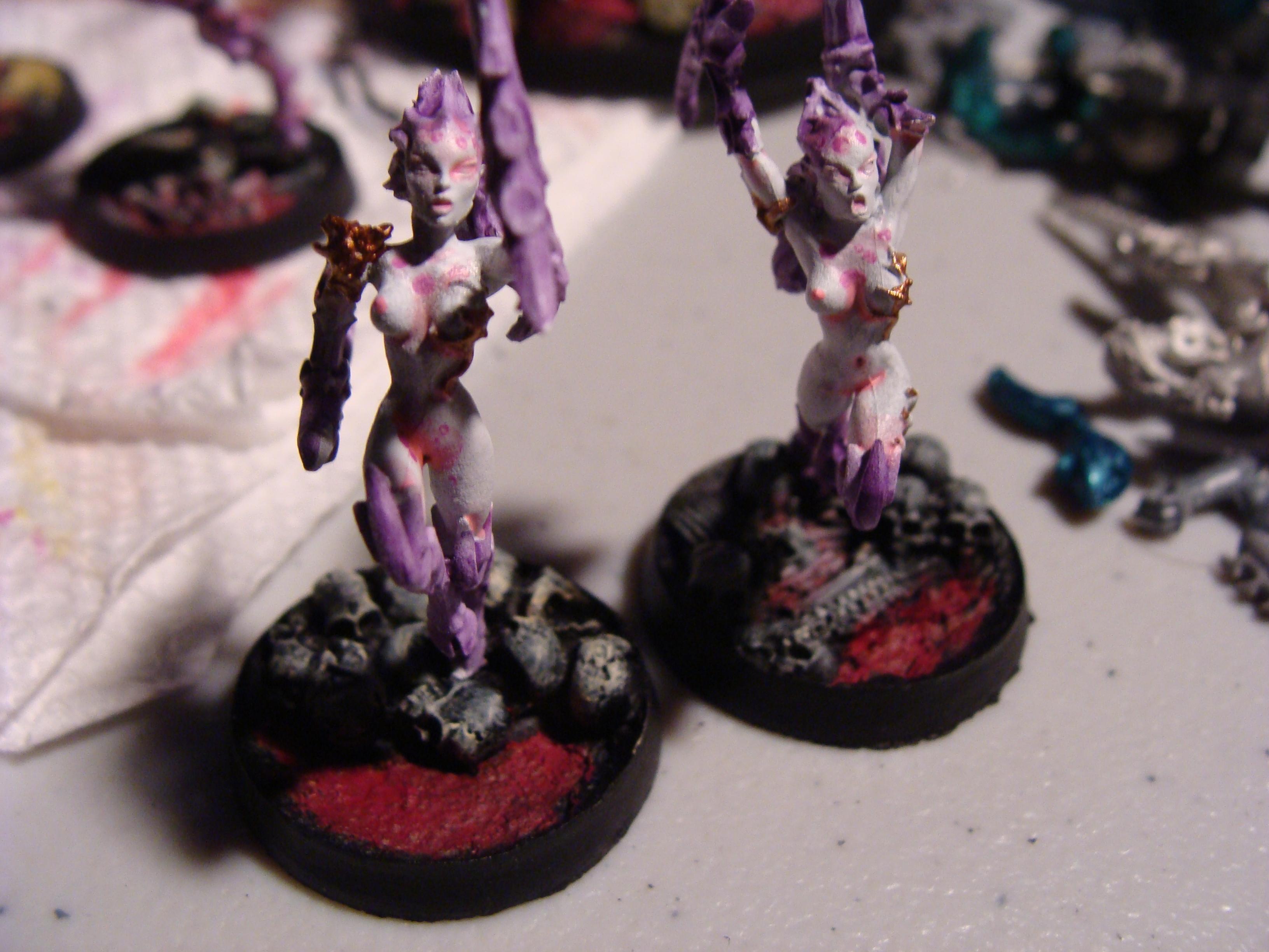 Daemon Princess, Daemonettes, Slaanesh, Work In Progress