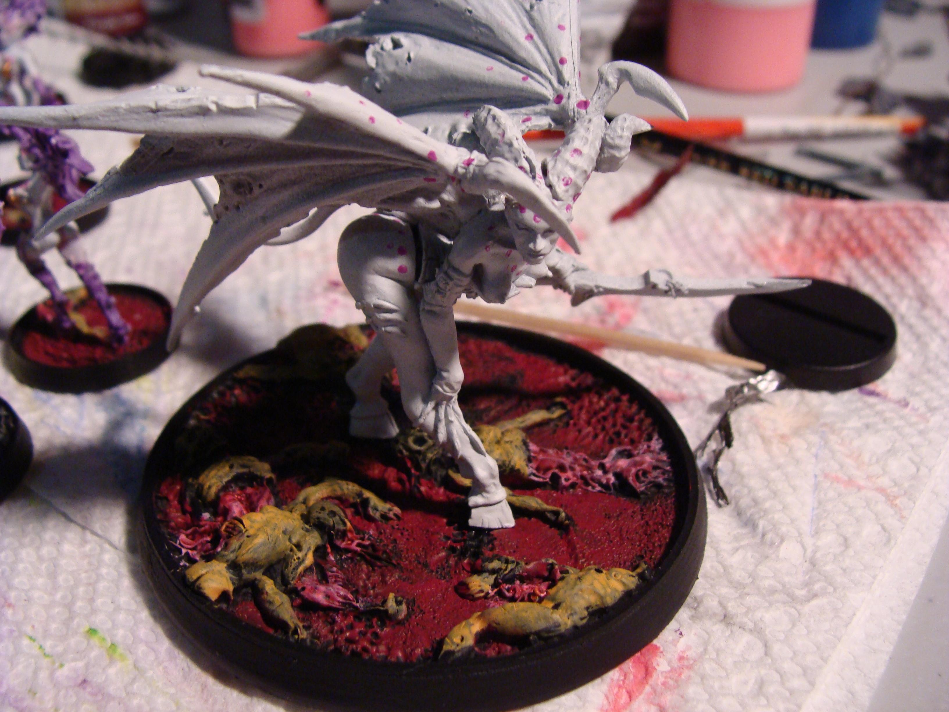 Daemon Princess, Daemonettes, Slaanesh, Work In Progress
