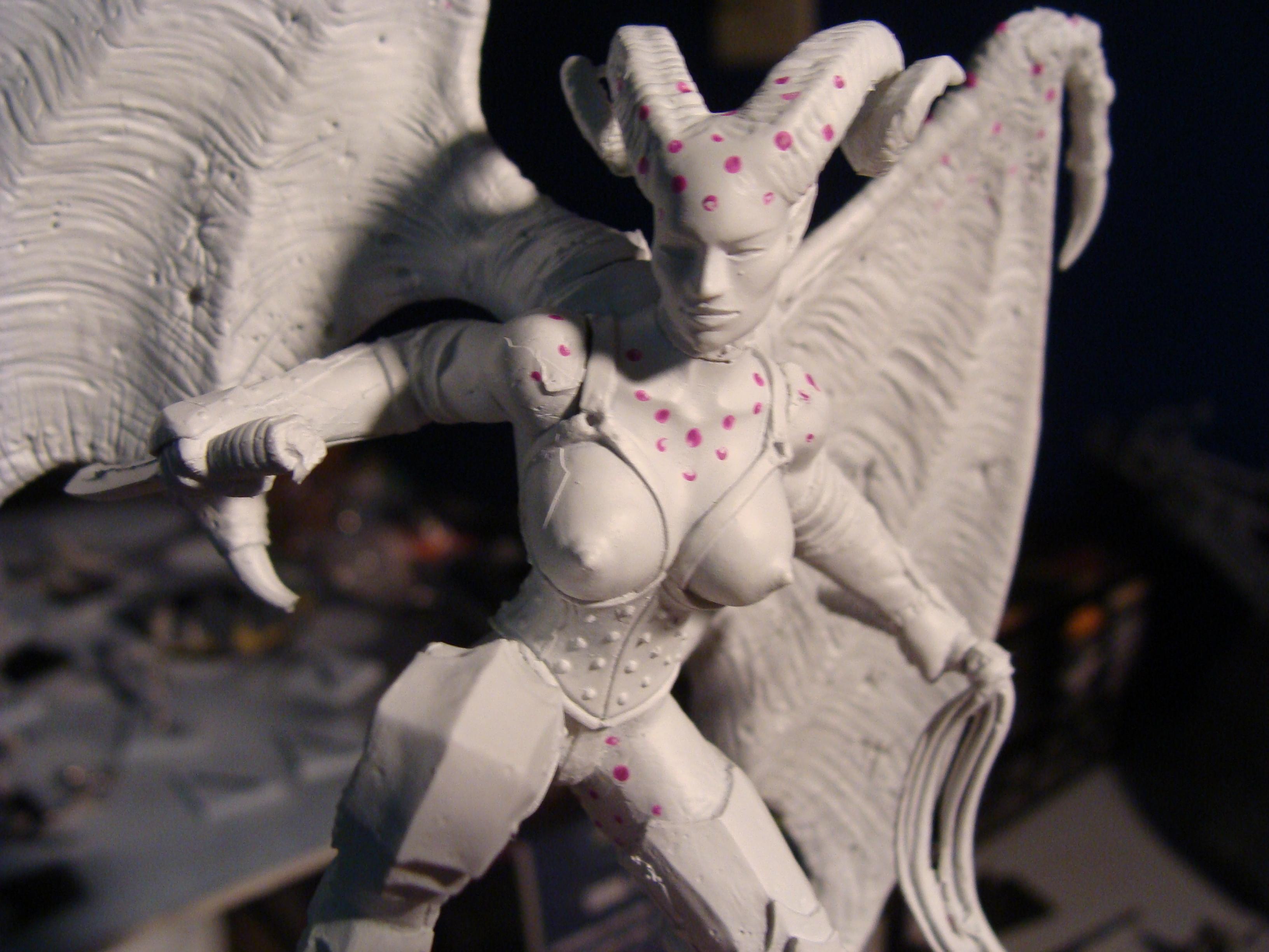 Daemon Princess, Daemonettes, Slaanesh, Work In Progress